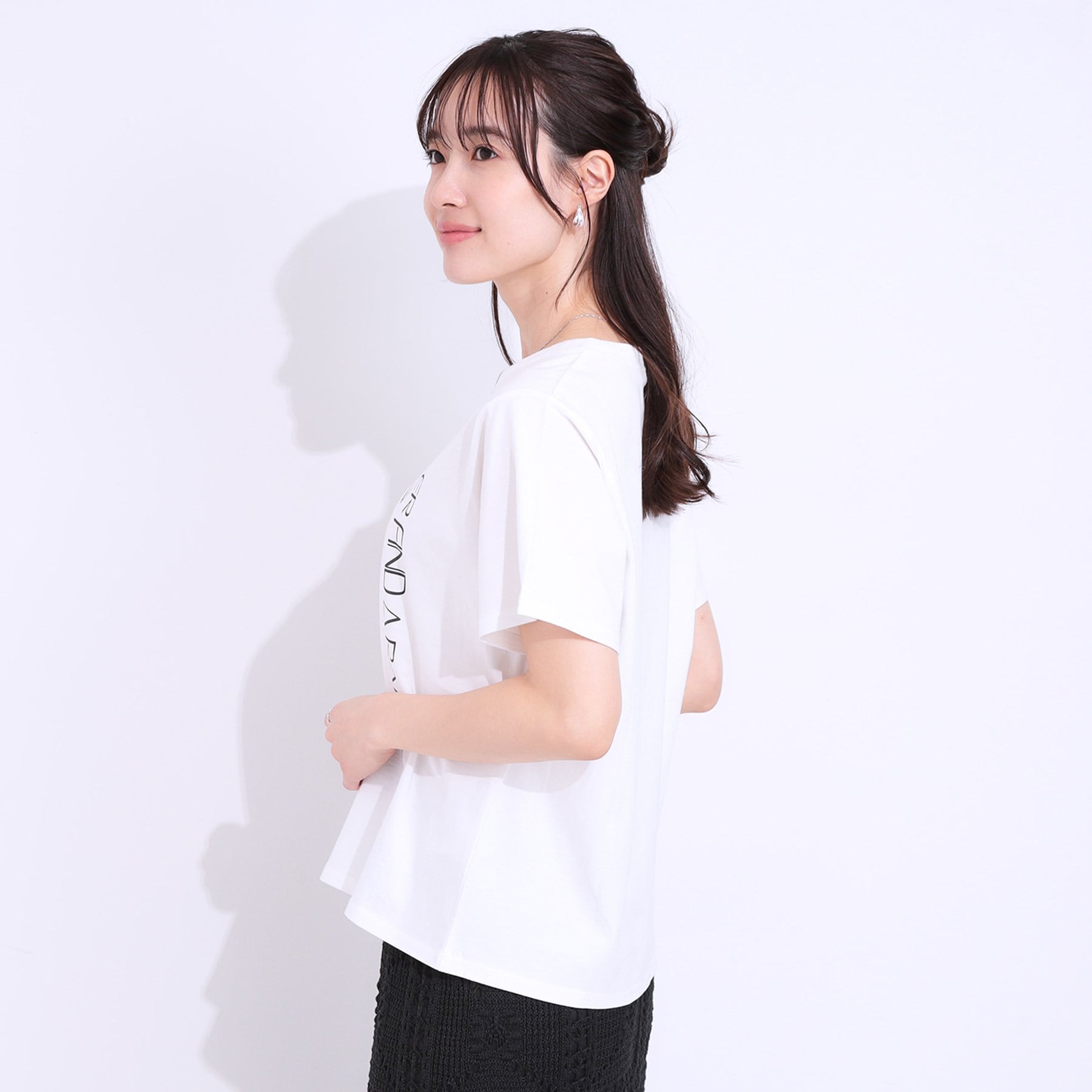 キューティーブロンド Cutie Blonde プリントアソートベーシックTシャツ （チャコールグレー(114)） チャコールグレー(114)