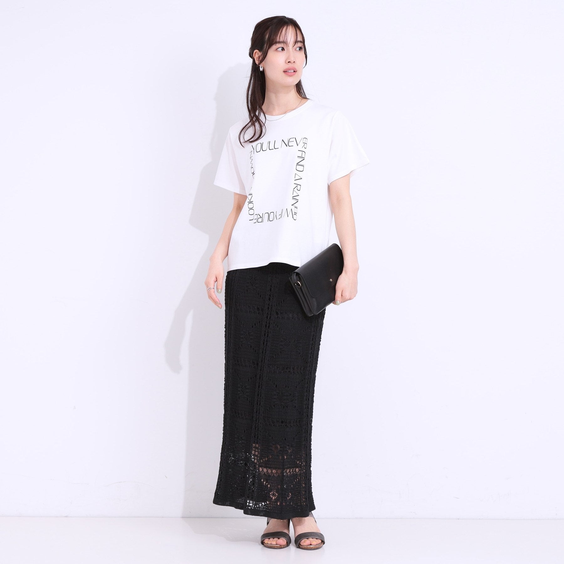 キューティーブロンド Cutie Blonde プリントアソートベーシックTシャツ （チャコールグレー(114)） チャコールグレー(114)