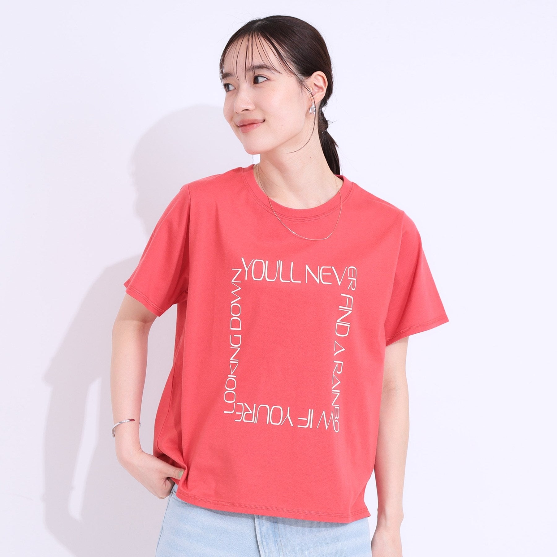キューティーブロンド Cutie Blonde プリントアソートベーシックTシャツ （チャコールグレー(114)） チャコールグレー(114)