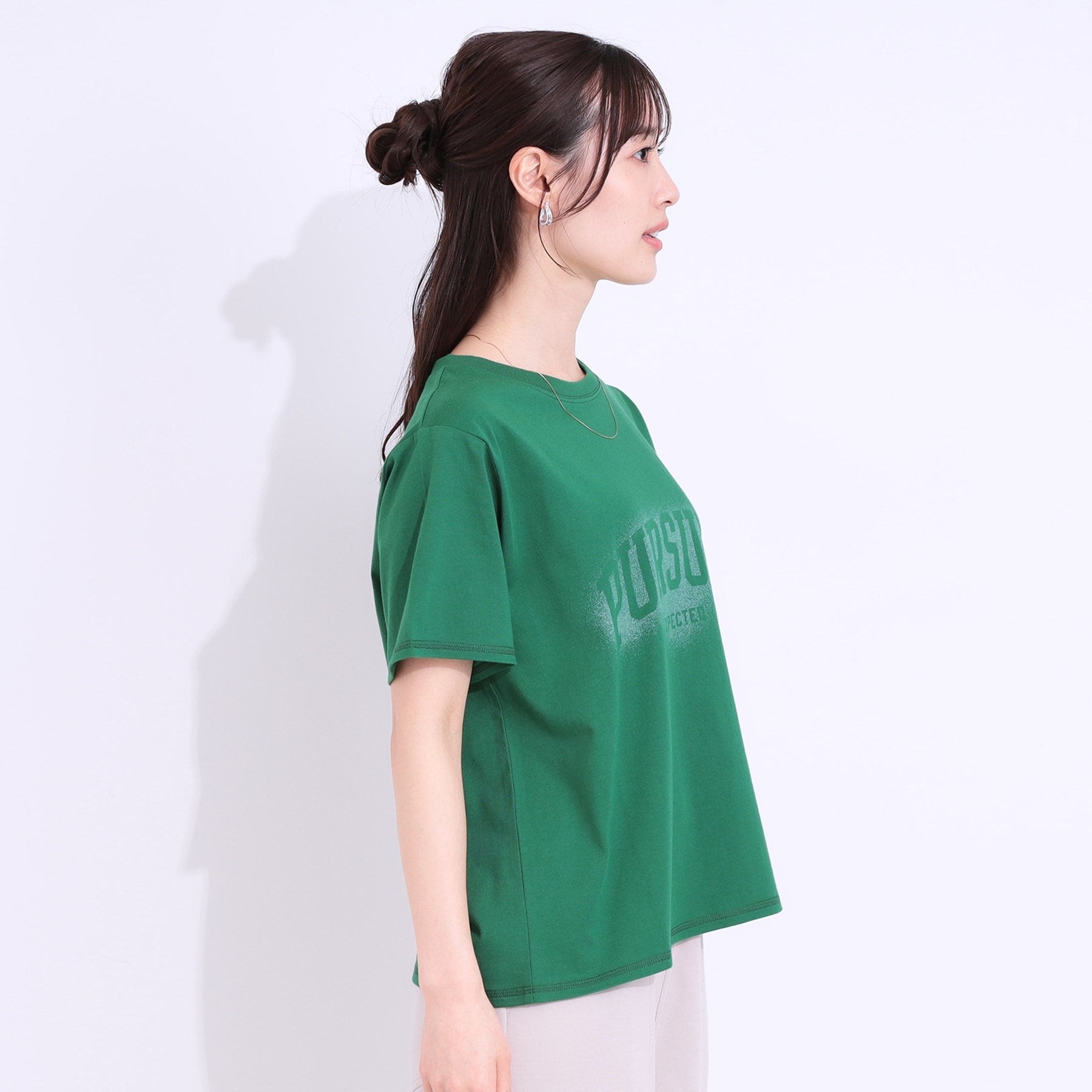 キューティーブロンド Cutie Blonde プリントアソートベーシックTシャツ （チャコールグレー(114)） チャコールグレー(114)