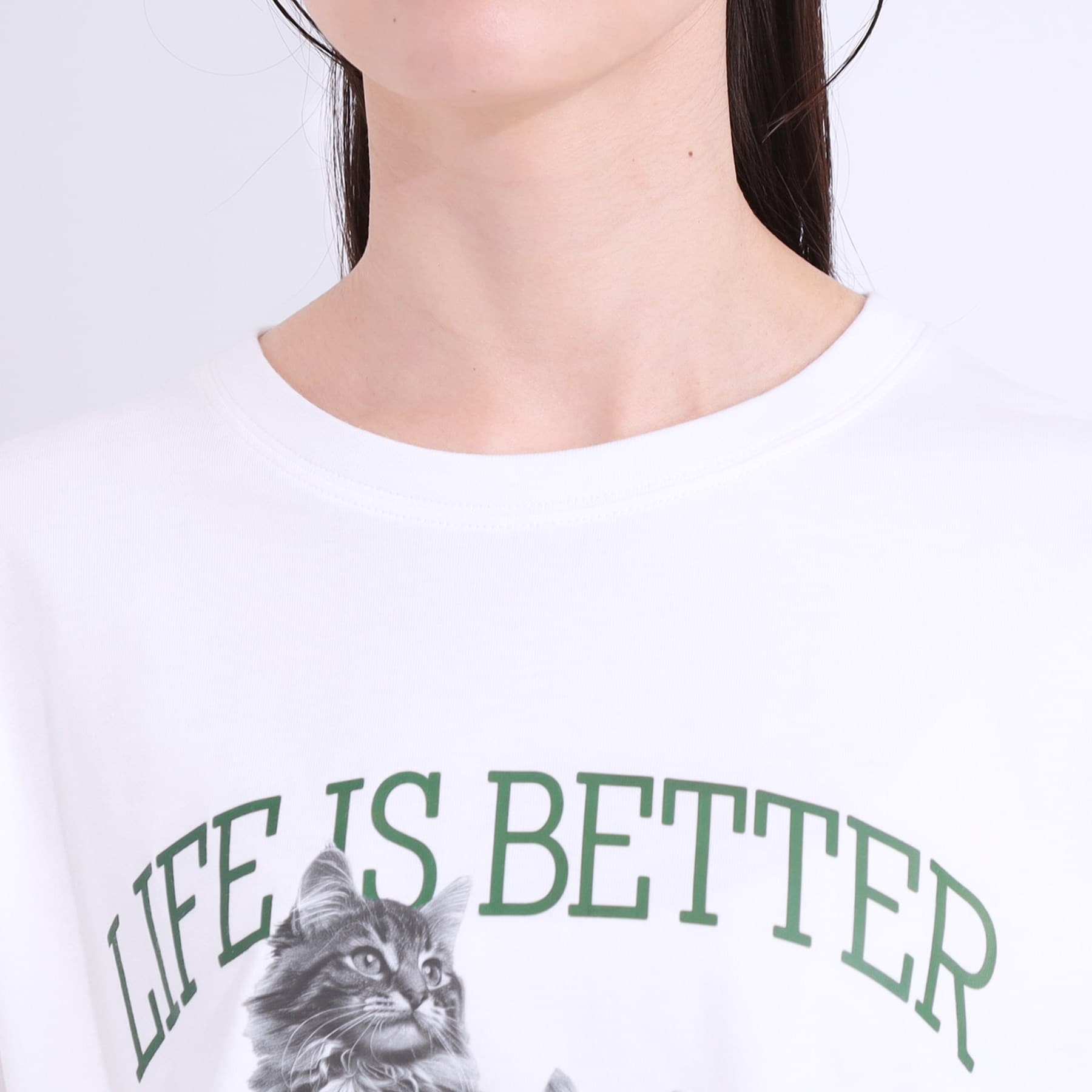 キューティーブロンド Cutie Blonde プリントアソートベーシックTシャツ （チャコールグレー(114)） チャコールグレー(114)