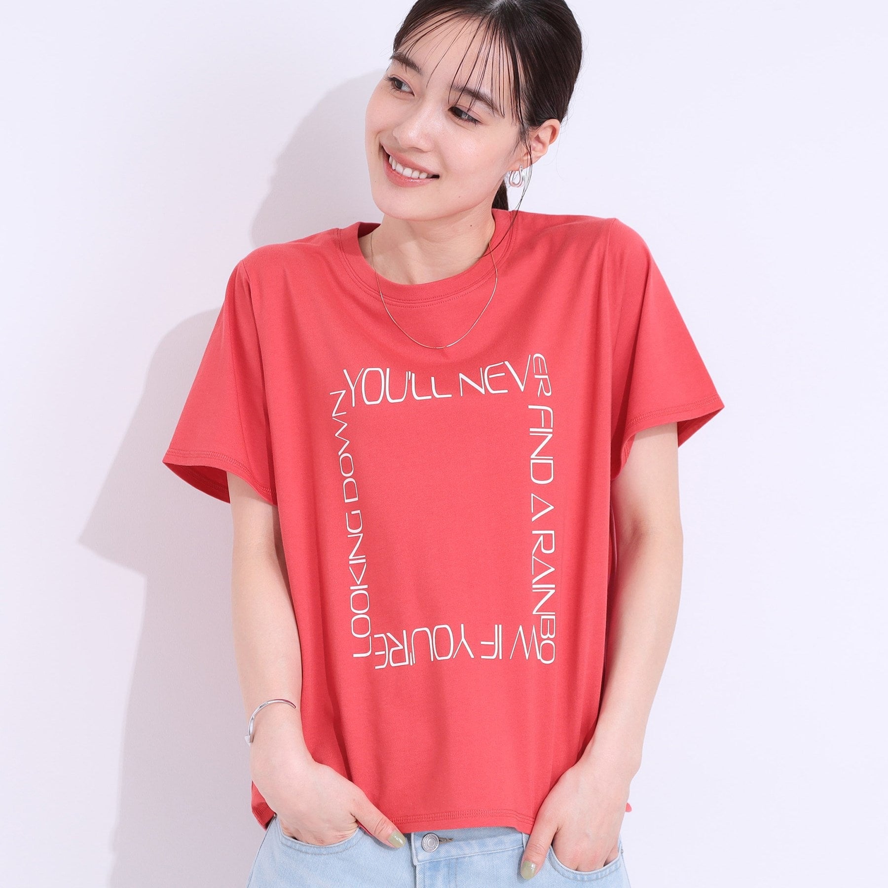 キューティーブロンド Cutie Blonde プリントアソートベーシックTシャツ （ピンク(273)） ピンク(273)