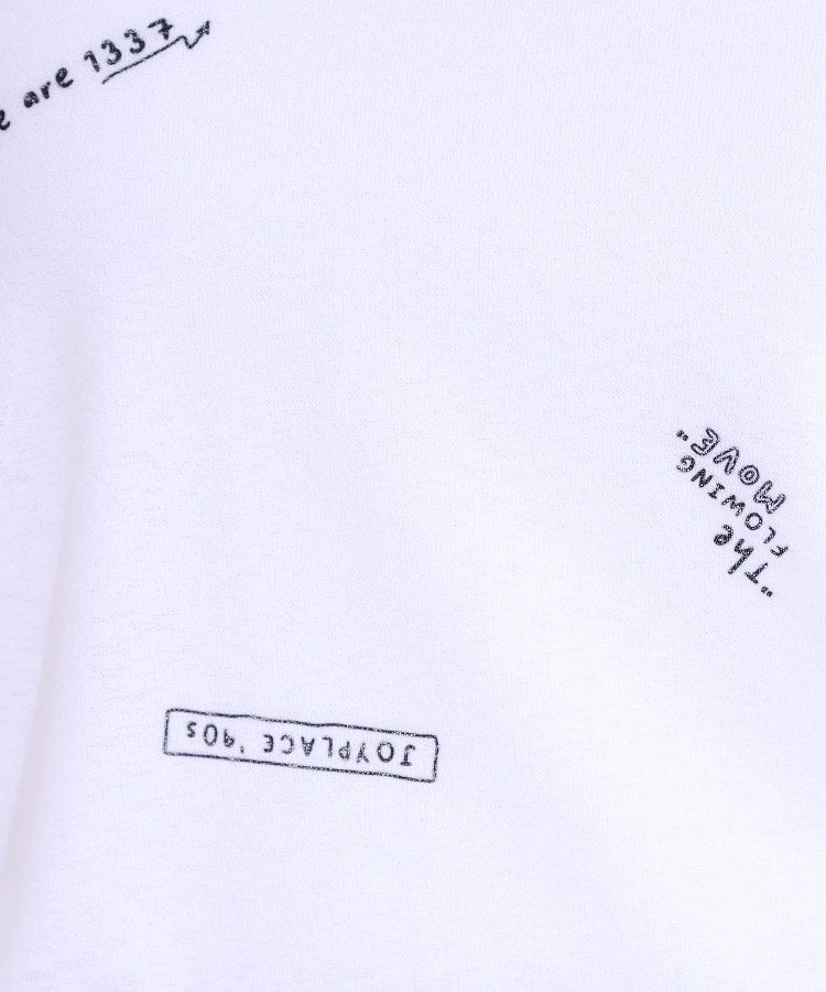 キューティーブロンド Cutie Blonde シアーラグランプリントTEE （ホワイト(001)） ホワイト(001)