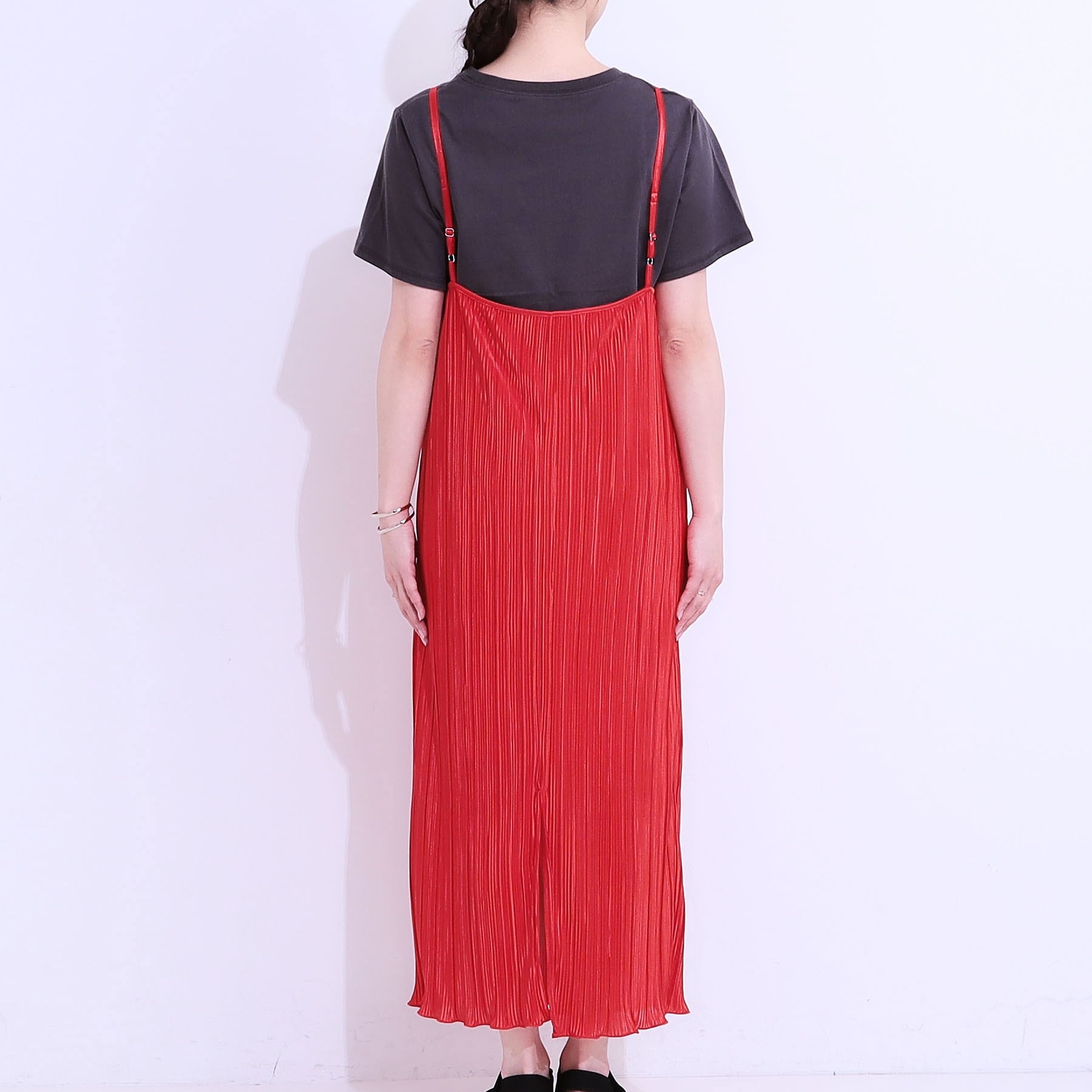 キューティーブロンド Cutie Blonde プリーツキャミワンピース （ブラック(019)） ブラック(019)