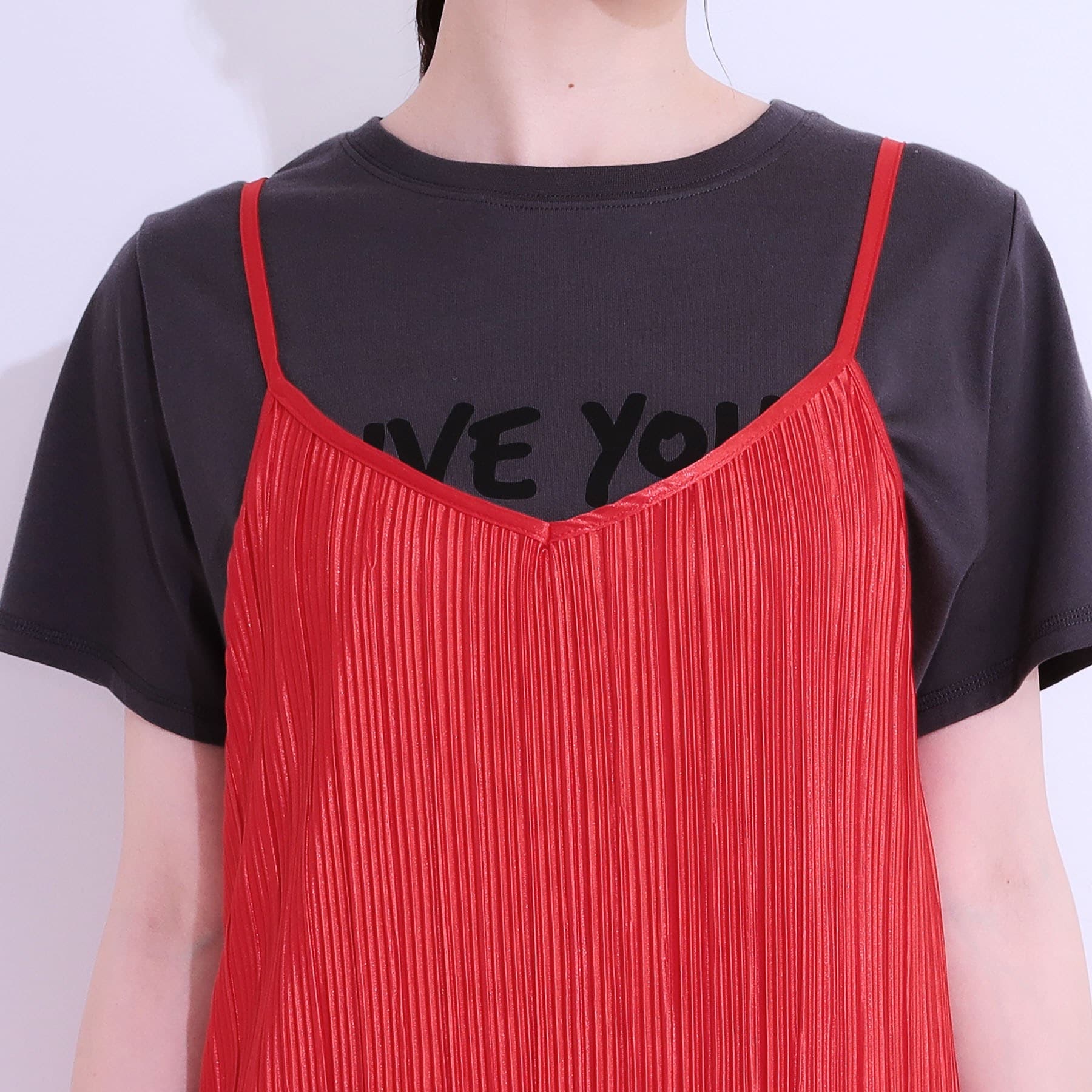 キューティーブロンド Cutie Blonde プリーツキャミワンピース （ブラック(019)） ブラック(019)