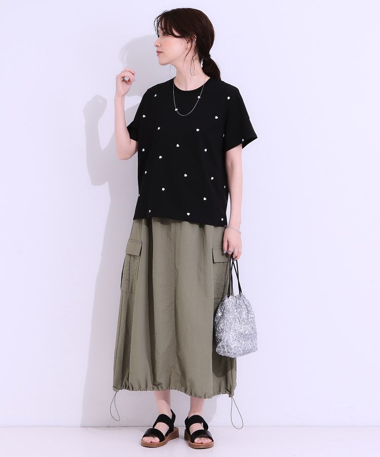 キューティーブロンド Cutie Blonde デザイン刺繍アソートTシャツ （ネイビー(294)） ネイビー(294)