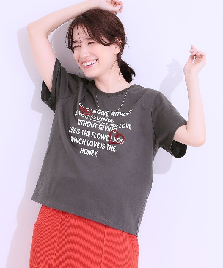 キューティーブロンド Cutie Blonde デザイン刺繍アソートTシャツ （ネイビー(294)） ネイビー(294)