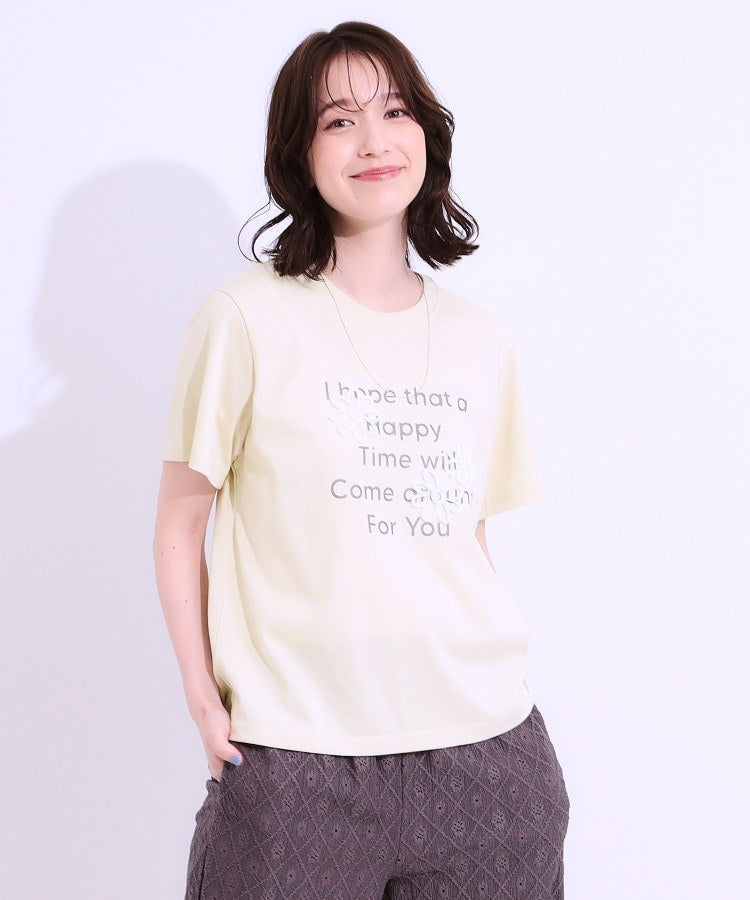 キューティーブロンド Cutie Blonde デザイン刺繍アソートTシャツ （ネイビー(294)） ネイビー(294)