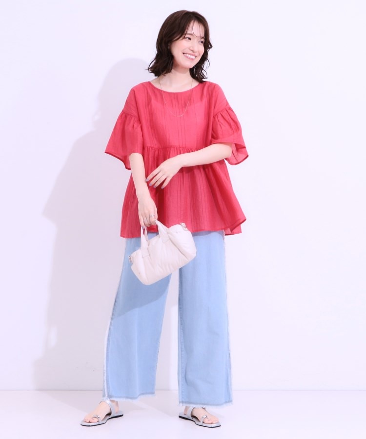 キューティーブロンド Cutie Blonde ペプラムデザインブラウス （ピンク(073)） ピンク(073)