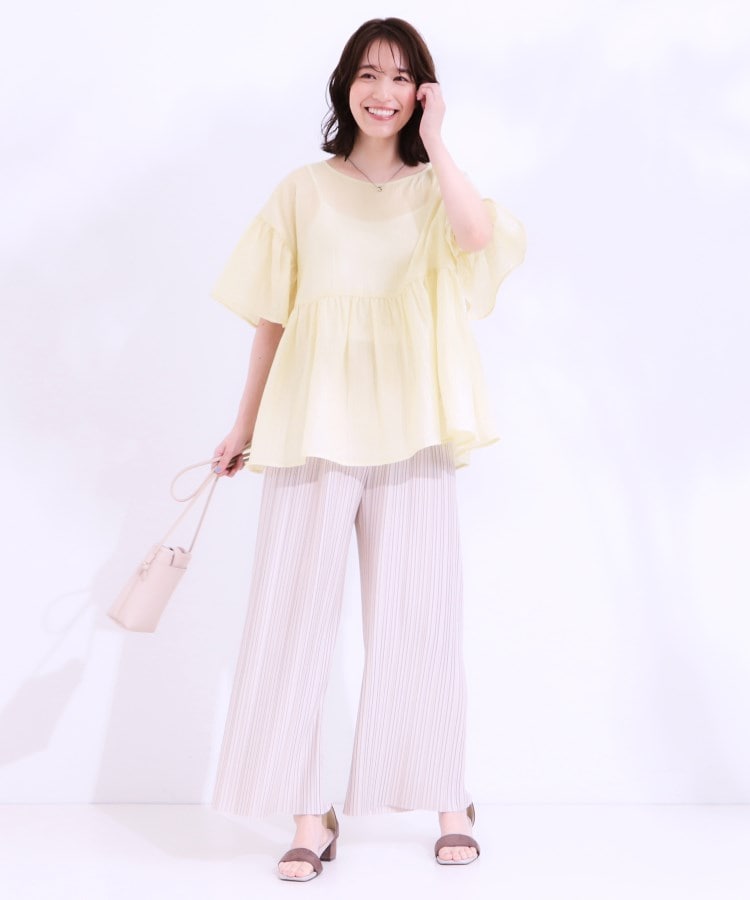 キューティーブロンド Cutie Blonde ペプラムデザインブラウス （ピンク(073)） ピンク(073)