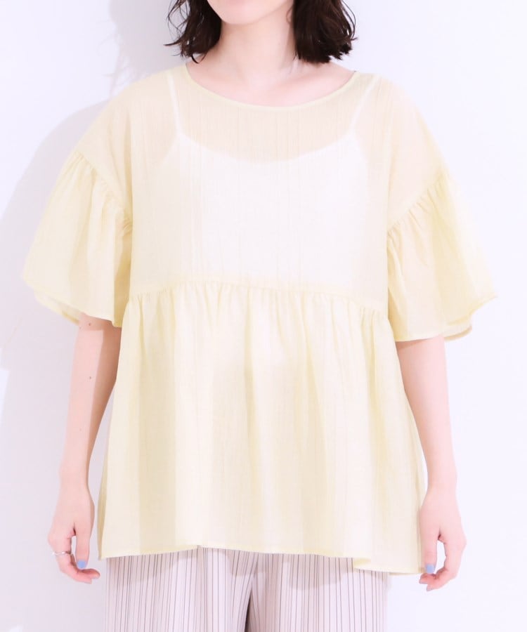 キューティーブロンド Cutie Blonde ペプラムデザインブラウス （ピンク(073)） ピンク(073)