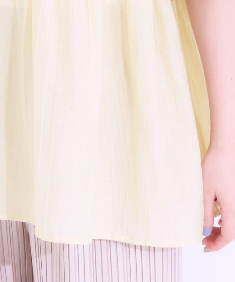 キューティーブロンド Cutie Blonde ペプラムデザインブラウス （ピンク(073)） ピンク(073)