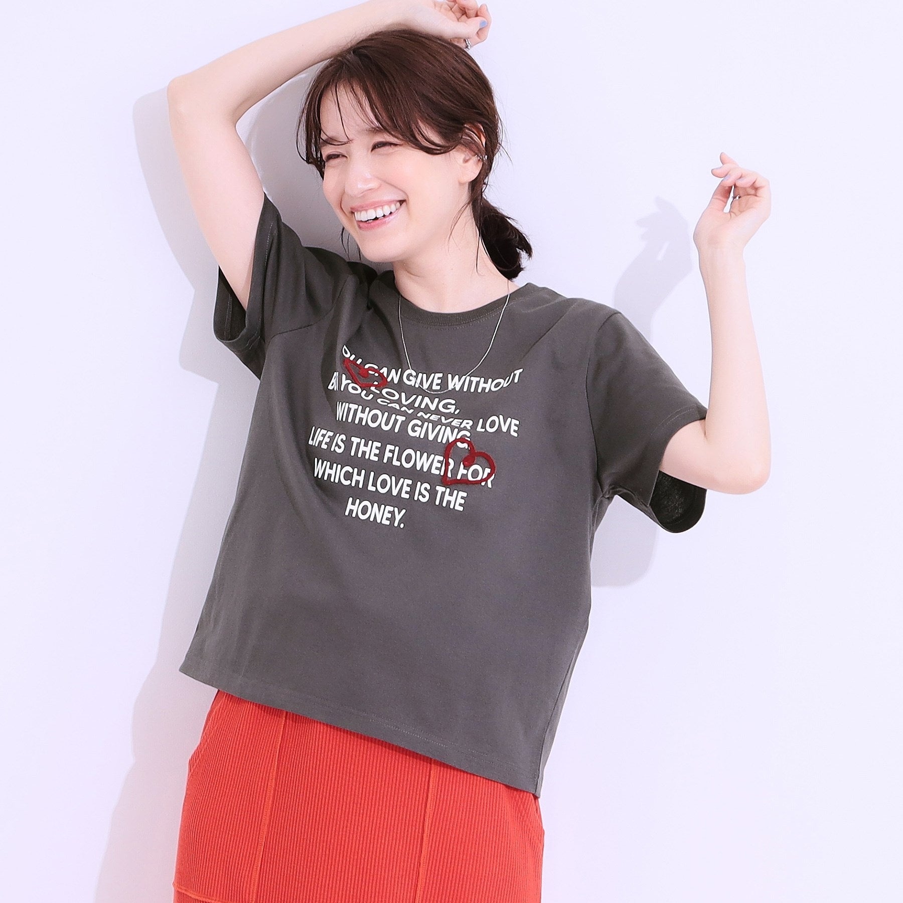 キューティーブロンド Cutie Blonde デザイン刺繍アソートTシャツ （ネイビー(294)） ネイビー(294)