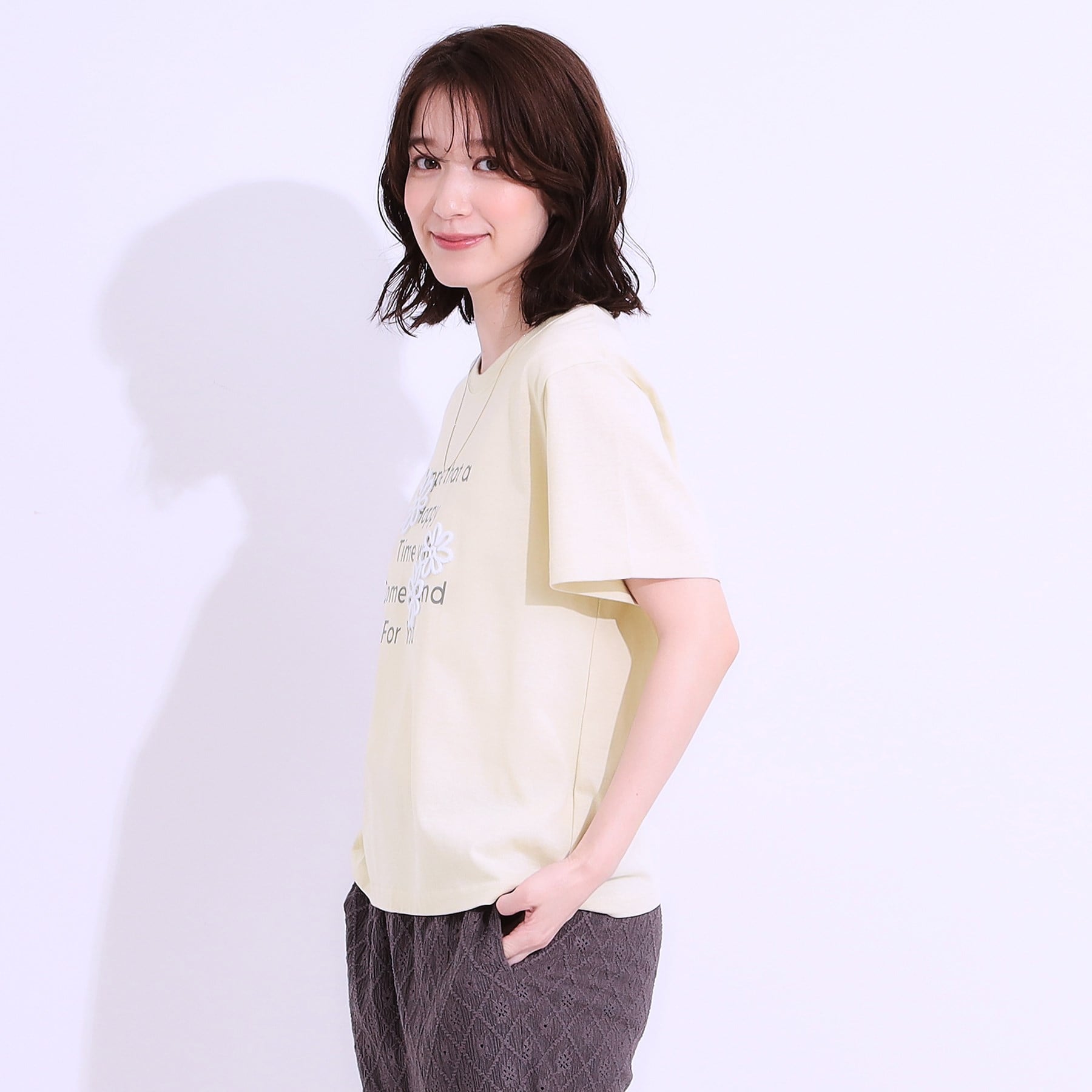 キューティーブロンド Cutie Blonde デザイン刺繍アソートTシャツ （ネイビー(294)） ネイビー(294)