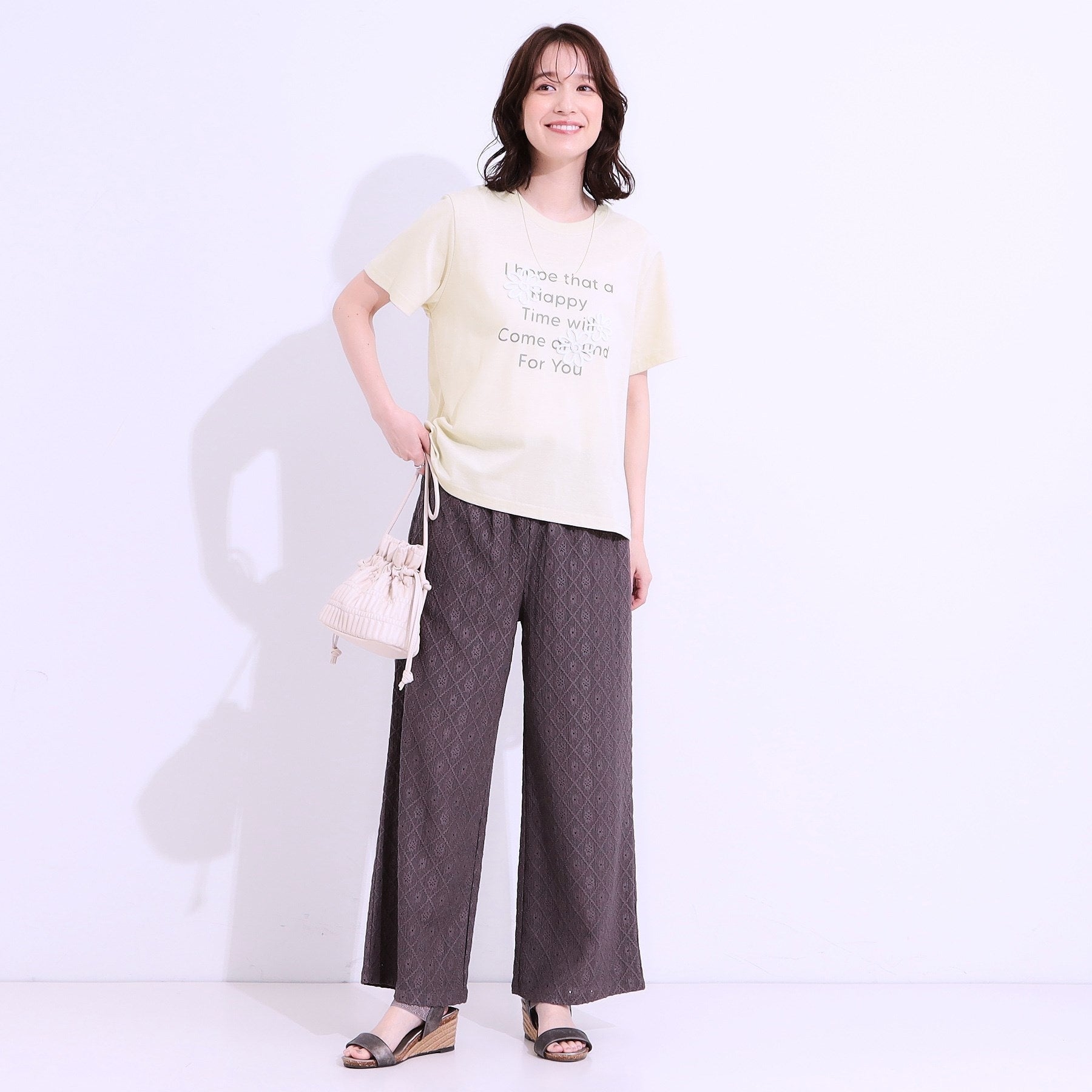 キューティーブロンド Cutie Blonde デザイン刺繍アソートTシャツ （ネイビー(294)） ネイビー(294)