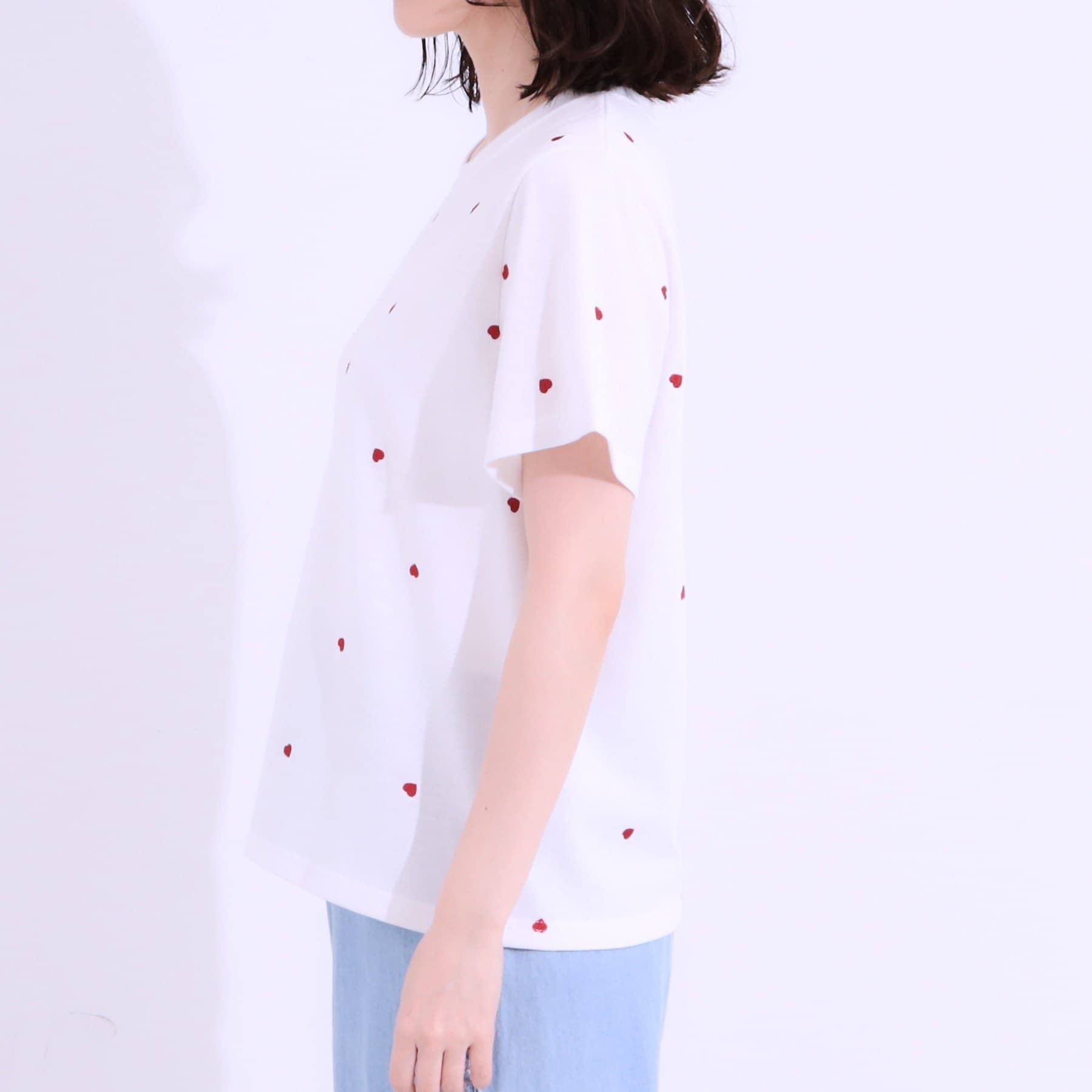 キューティーブロンド Cutie Blonde デザイン刺繍アソートTシャツ （ネイビー(294)） ネイビー(294)