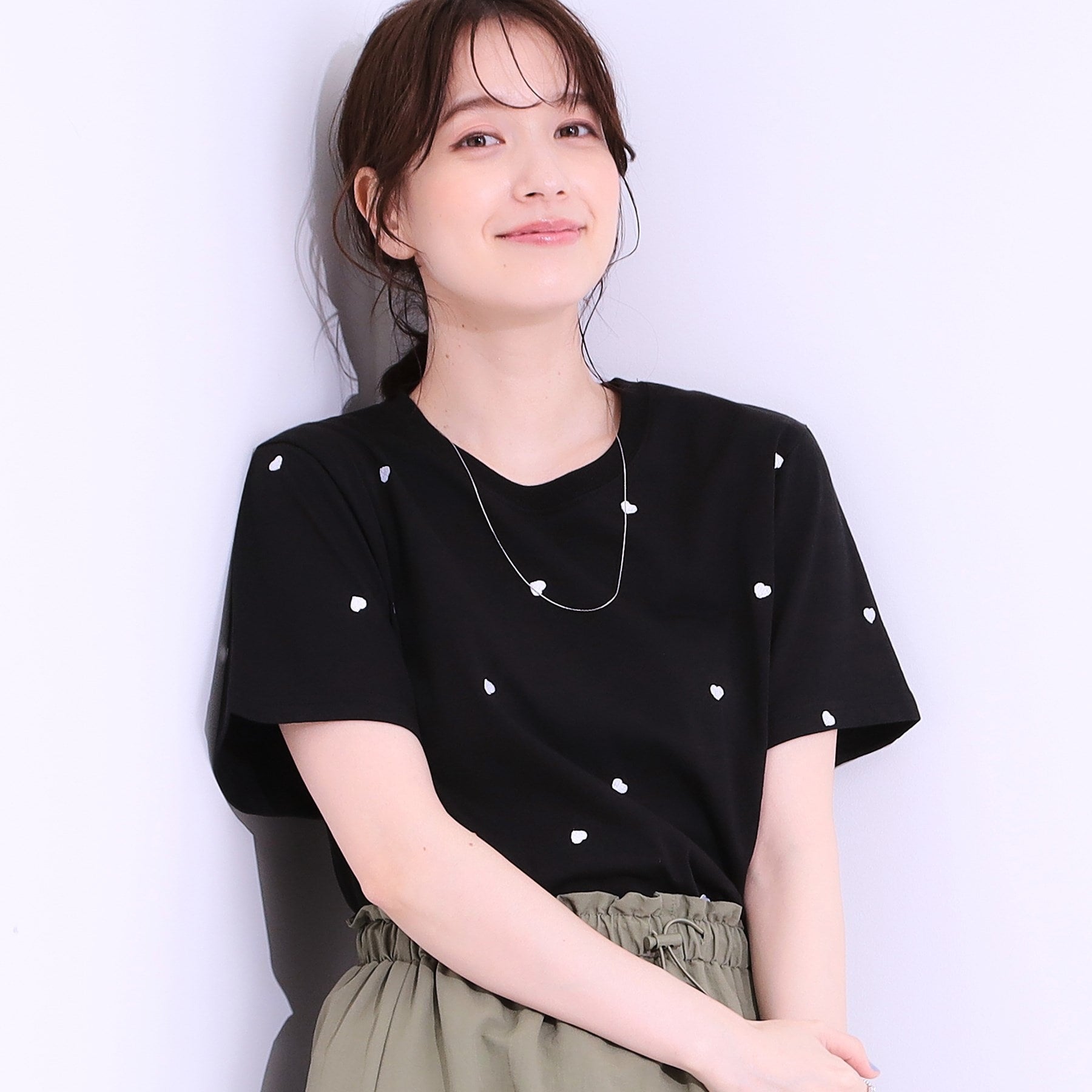 キューティーブロンド Cutie Blonde デザイン刺繍アソートTシャツ （ブラック(119)） ブラック(119)