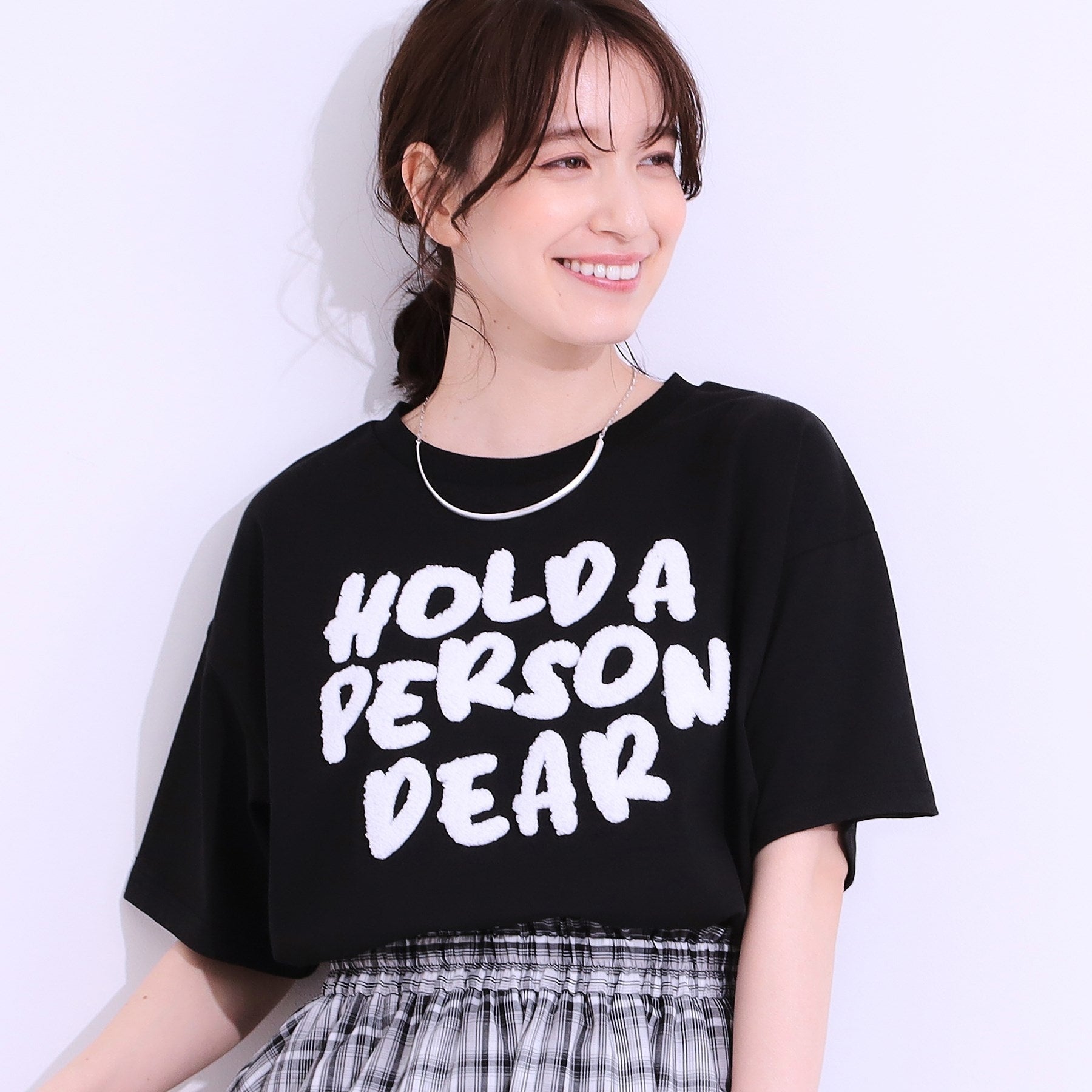 キューティーブロンド Cutie Blonde サガラ刺繍アソートTシャツ （ブラック(419)） ブラック(419)