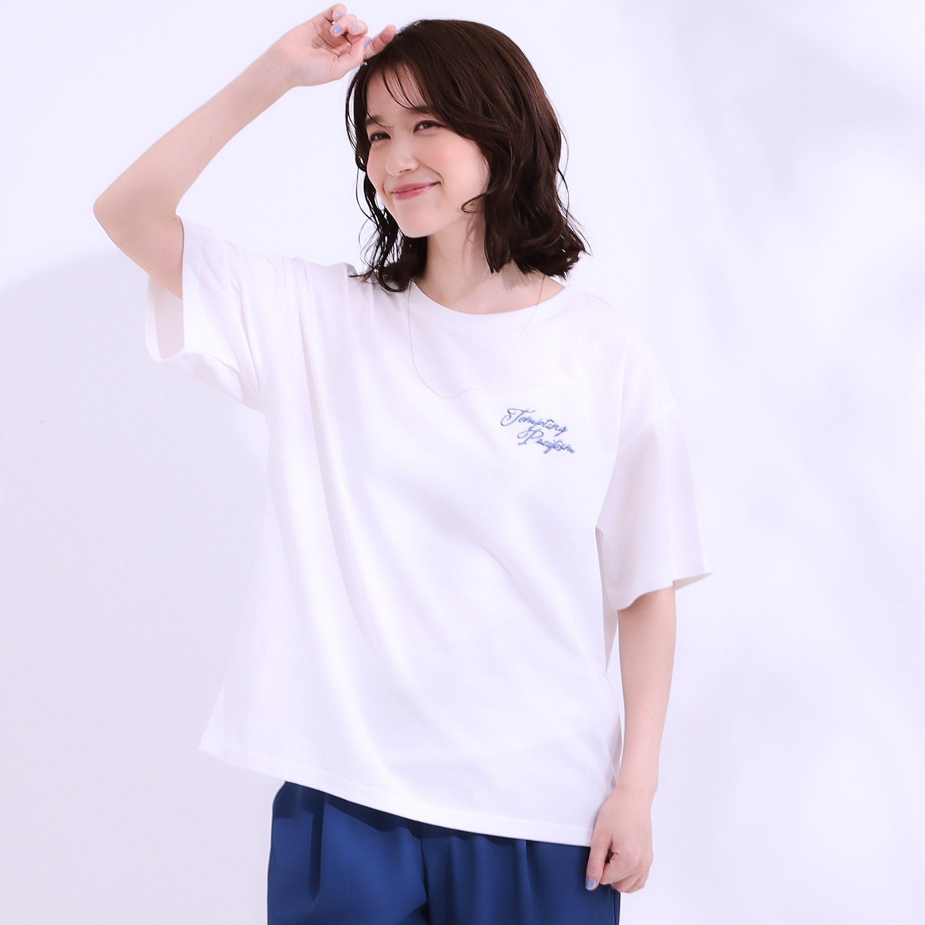 キューティーブロンド Cutie Blonde サガラ刺繍アソートTシャツ （ブラック(419)） ブラック(419)
