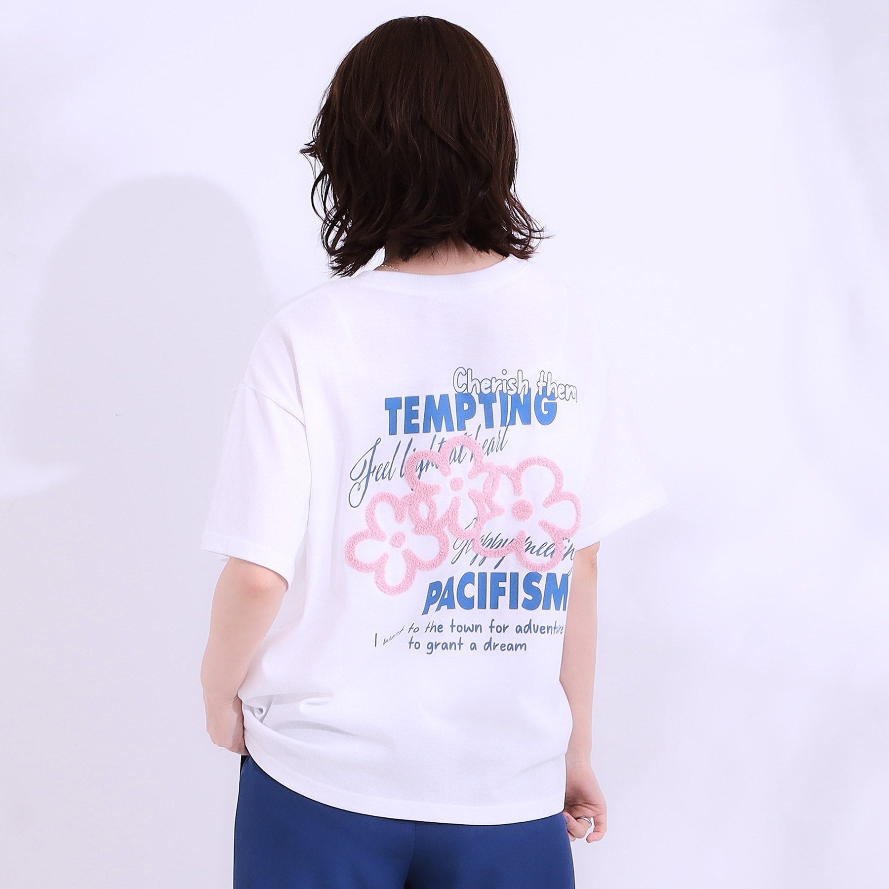 キューティーブロンド Cutie Blonde サガラ刺繍アソートTシャツ （ブラック(419)） ブラック(419)