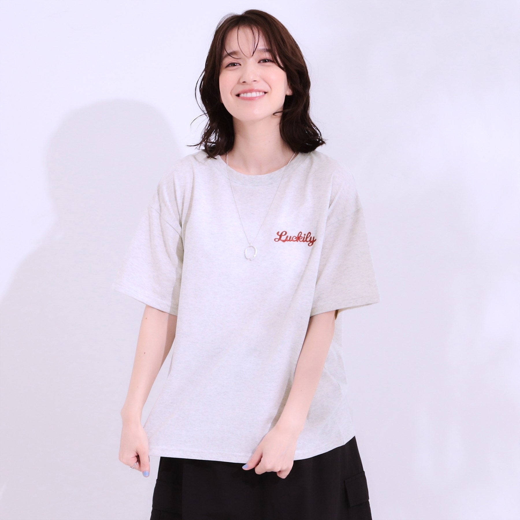 キューティーブロンド Cutie Blonde サガラ刺繍アソートTシャツ （ブラック(419)） ブラック(419)