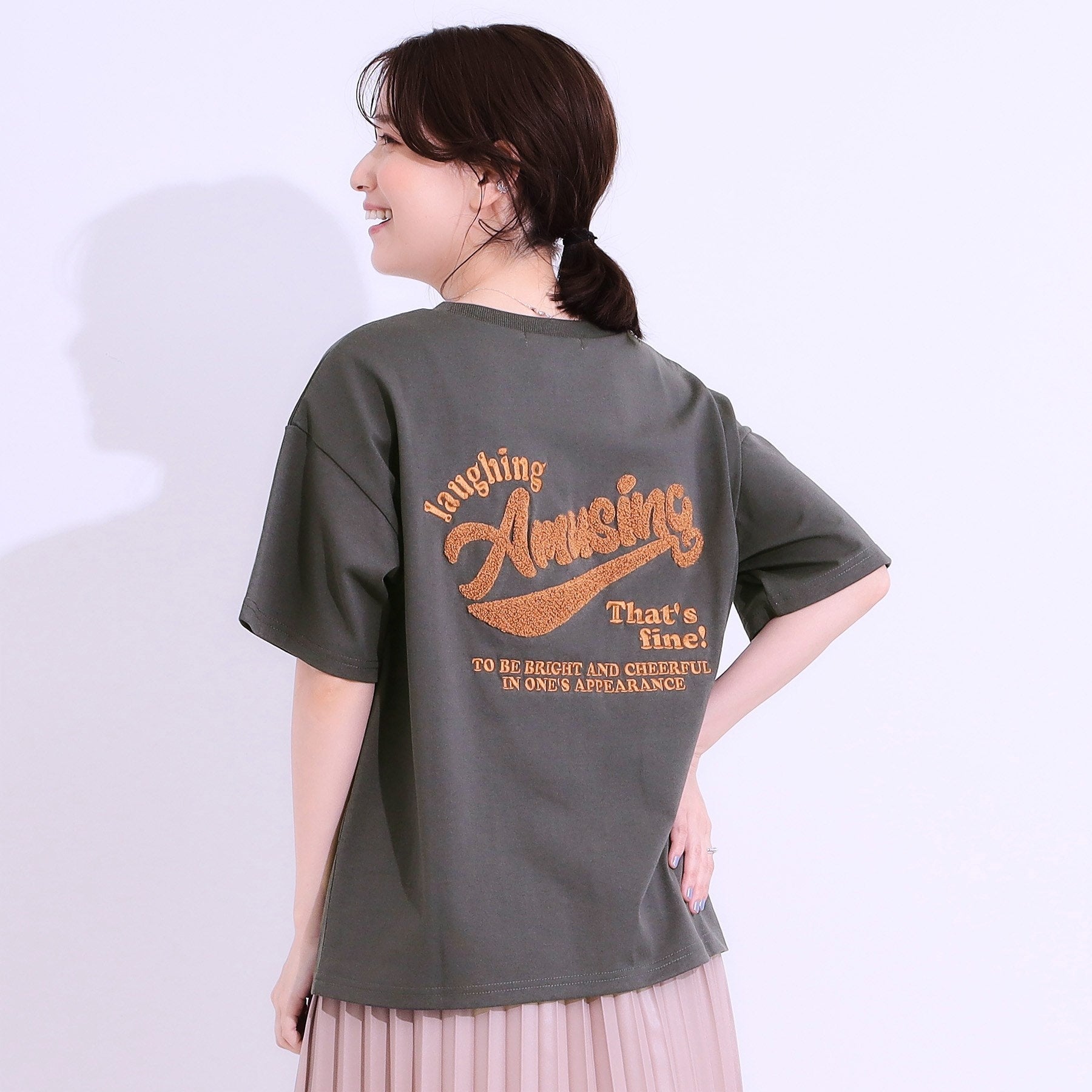 キューティーブロンド Cutie Blonde サガラ刺繍アソートTシャツ （ブラック(419)） ブラック(419)