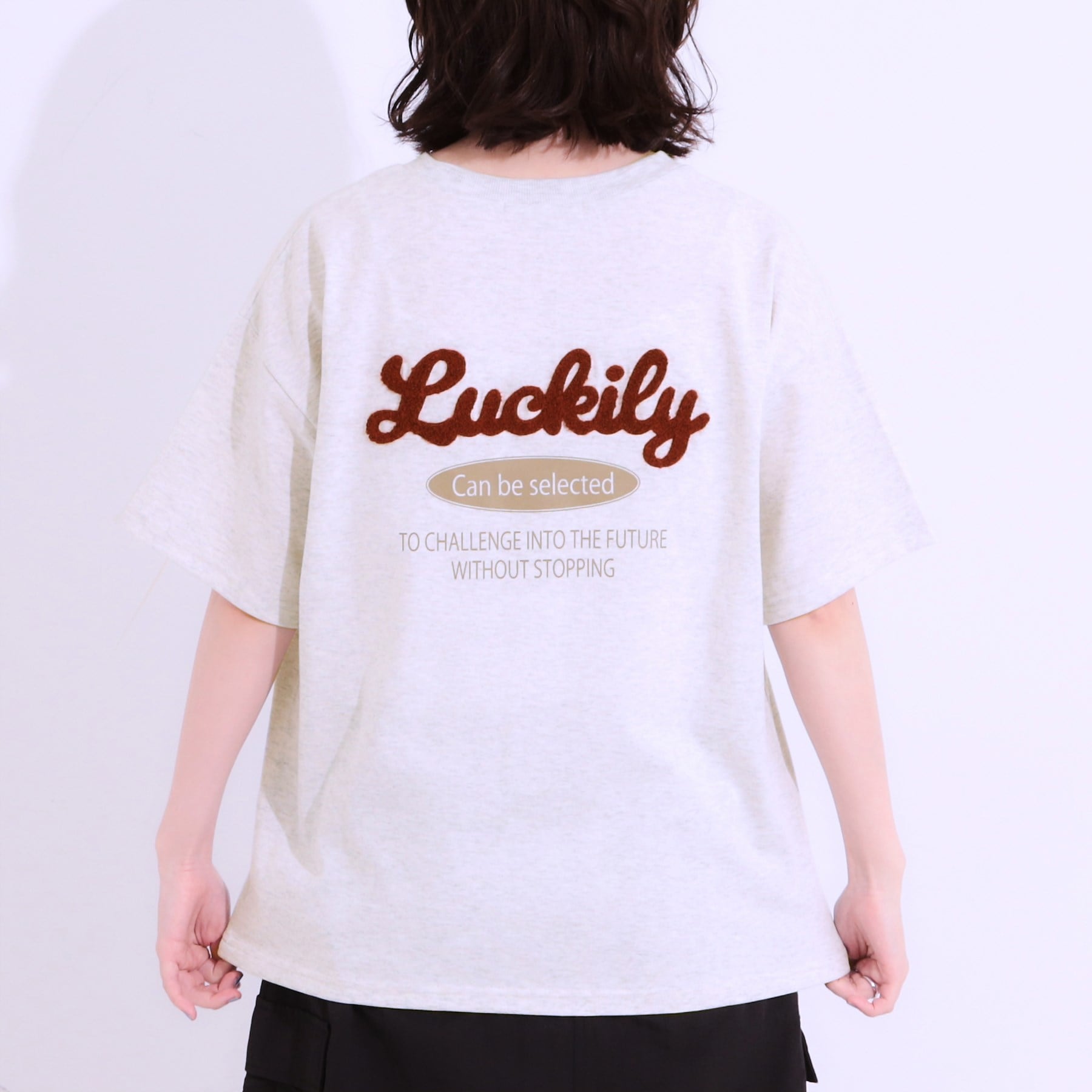 キューティーブロンド Cutie Blonde サガラ刺繍アソートTシャツ （ブラック(419)） ブラック(419)