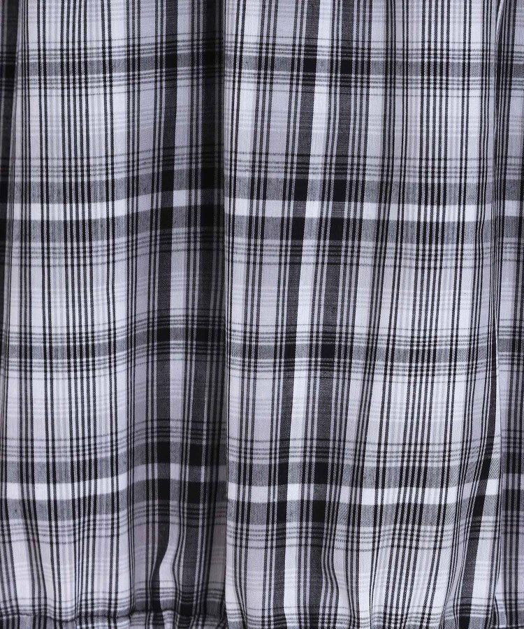 キューティーブロンド Cutie Blonde 【シルエットが変えられる】チェック柄 リボンフレアスカート （ブラック(219)） ブラック(219)