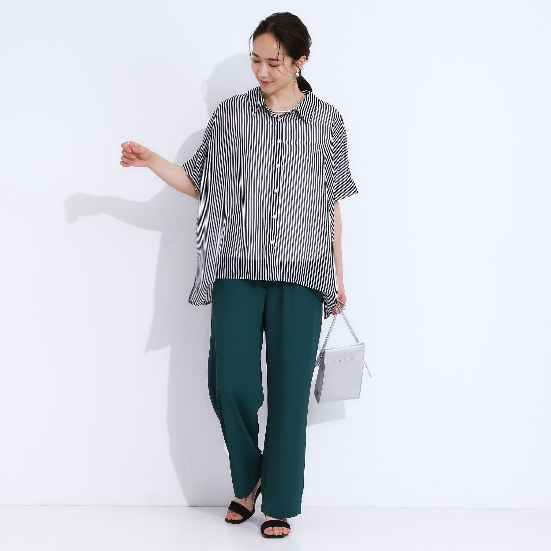 キューティーブロンド Cutie Blonde シアーポンチョシャツ （オフホワイト(703)） オフホワイト(703)