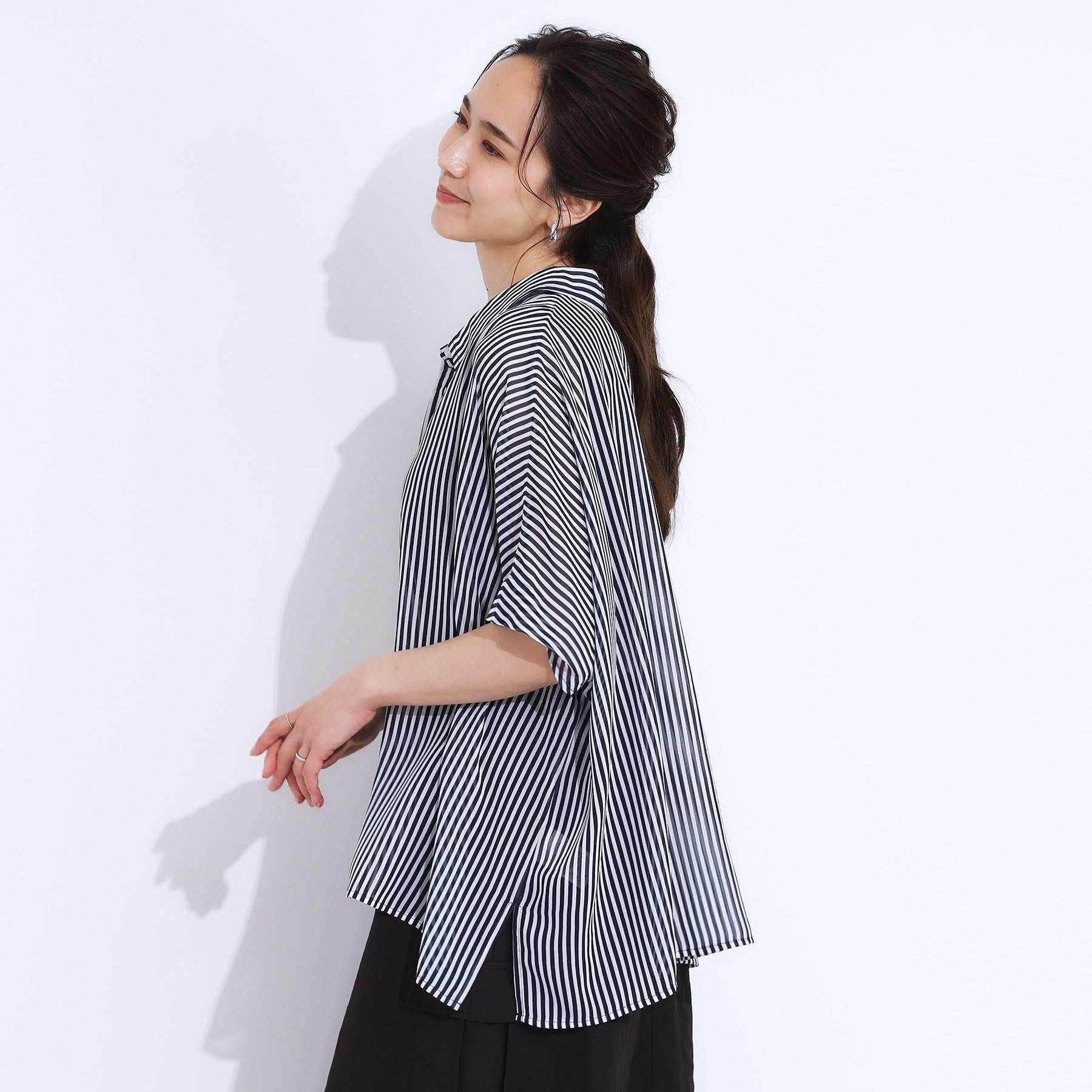 キューティーブロンド Cutie Blonde シアーポンチョシャツ （オフホワイト(703)） オフホワイト(703)