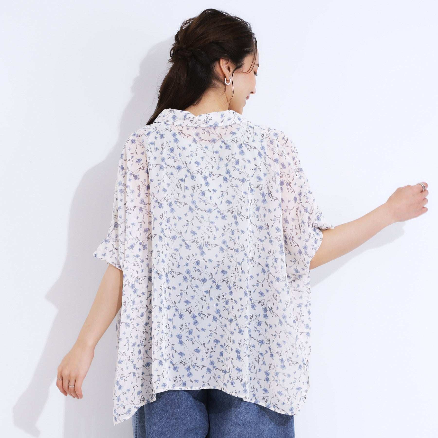 キューティーブロンド Cutie Blonde シアーポンチョシャツ （オフホワイト(703)） オフホワイト(703)