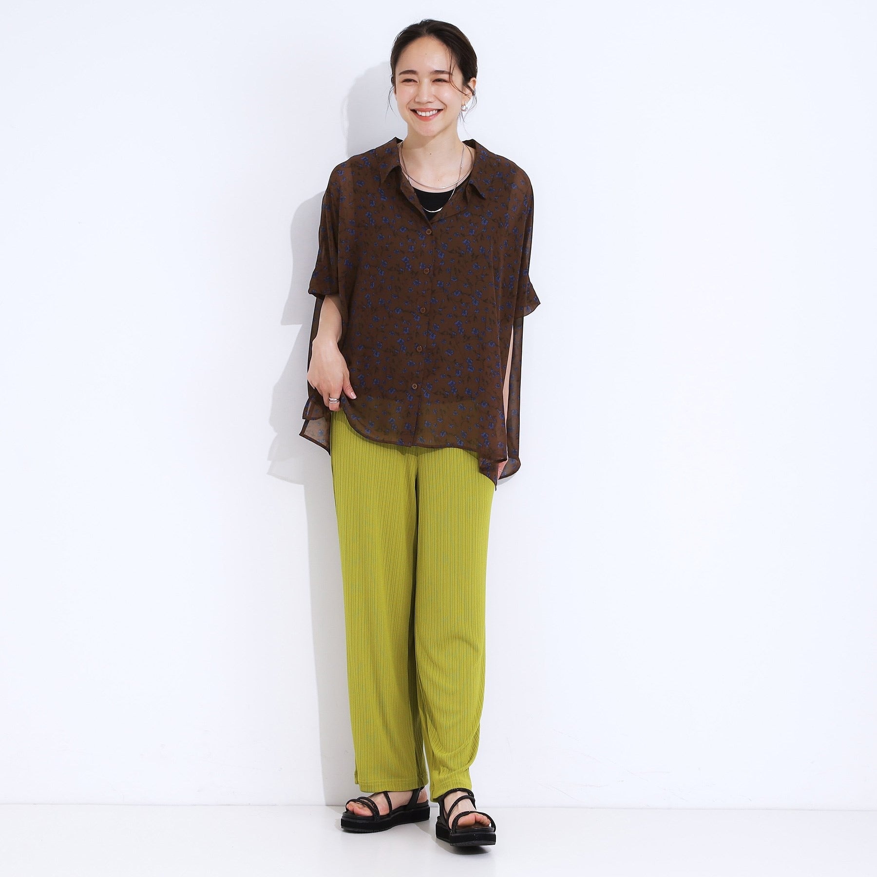 キューティーブロンド Cutie Blonde シアーポンチョシャツ （オフホワイト(703)） オフホワイト(703)