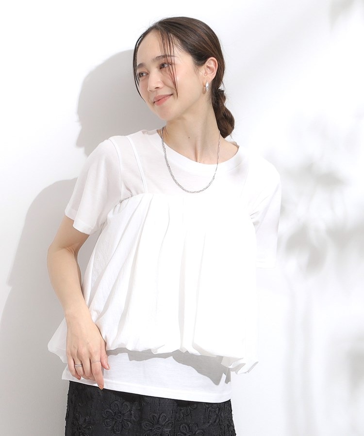 キューティーブロンド Cutie Blonde 【2点SET】バルーンキャミ＆Tシャツセット （ホワイト(001)） ホワイト(001)