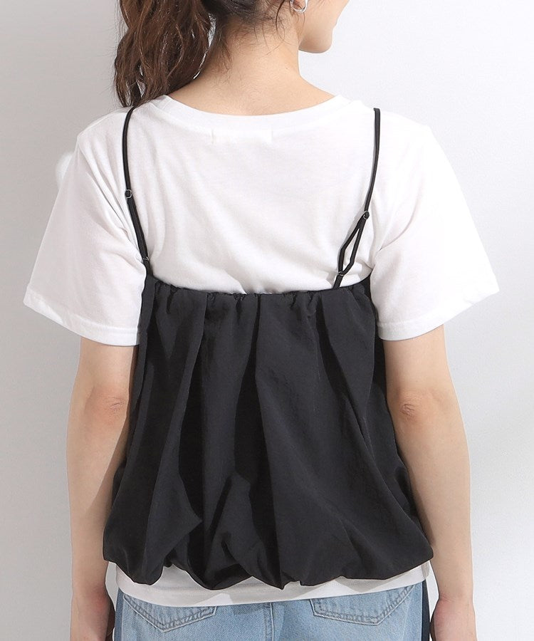 キューティーブロンド Cutie Blonde 【2点SET】バルーンキャミ＆Tシャツセット （ホワイト(001)） ホワイト(001)