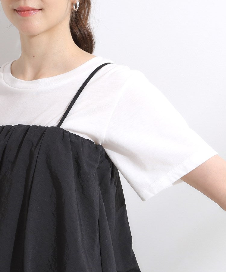 キューティーブロンド Cutie Blonde 【2点SET】バルーンキャミ＆Tシャツセット （ホワイト(001)） ホワイト(001)