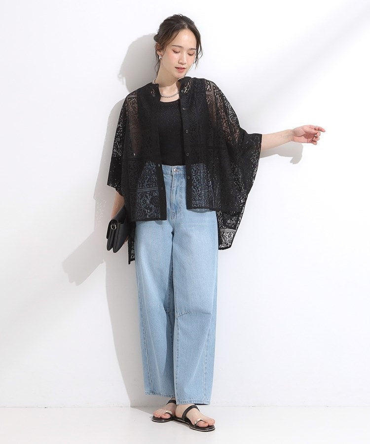 キューティーブロンド Cutie Blonde レースポンチョシャツ （ホワイト(001)） ホワイト(001)