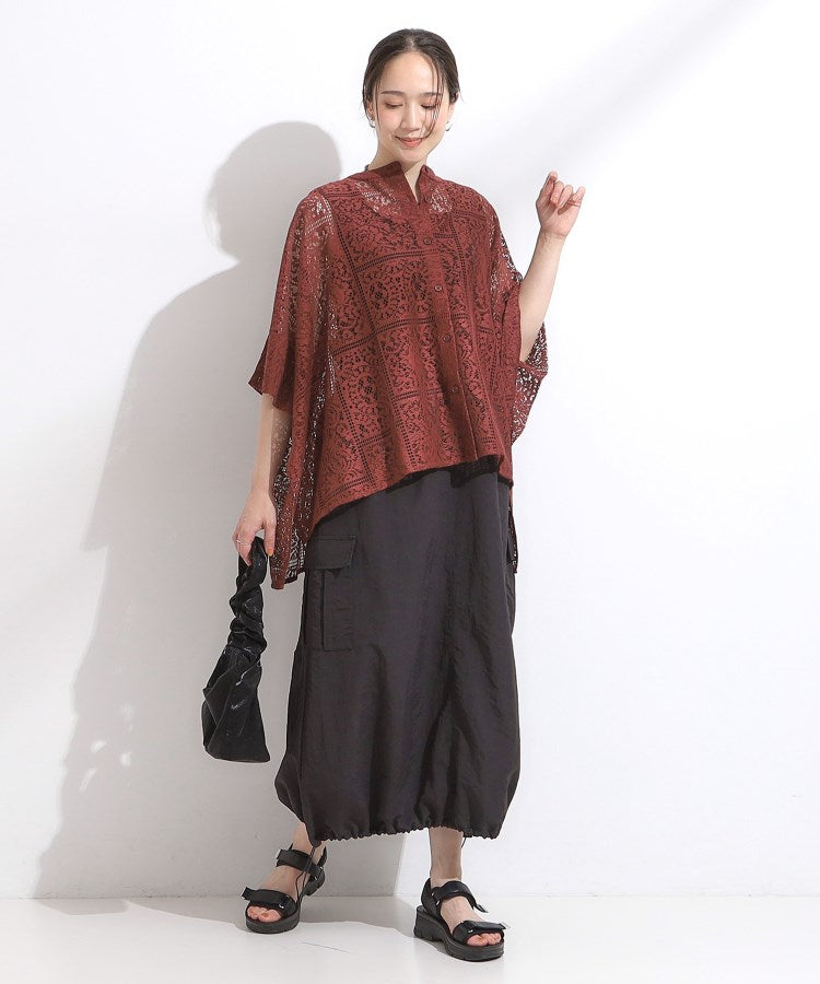 キューティーブロンド Cutie Blonde レースポンチョシャツ （ホワイト(001)） ホワイト(001)