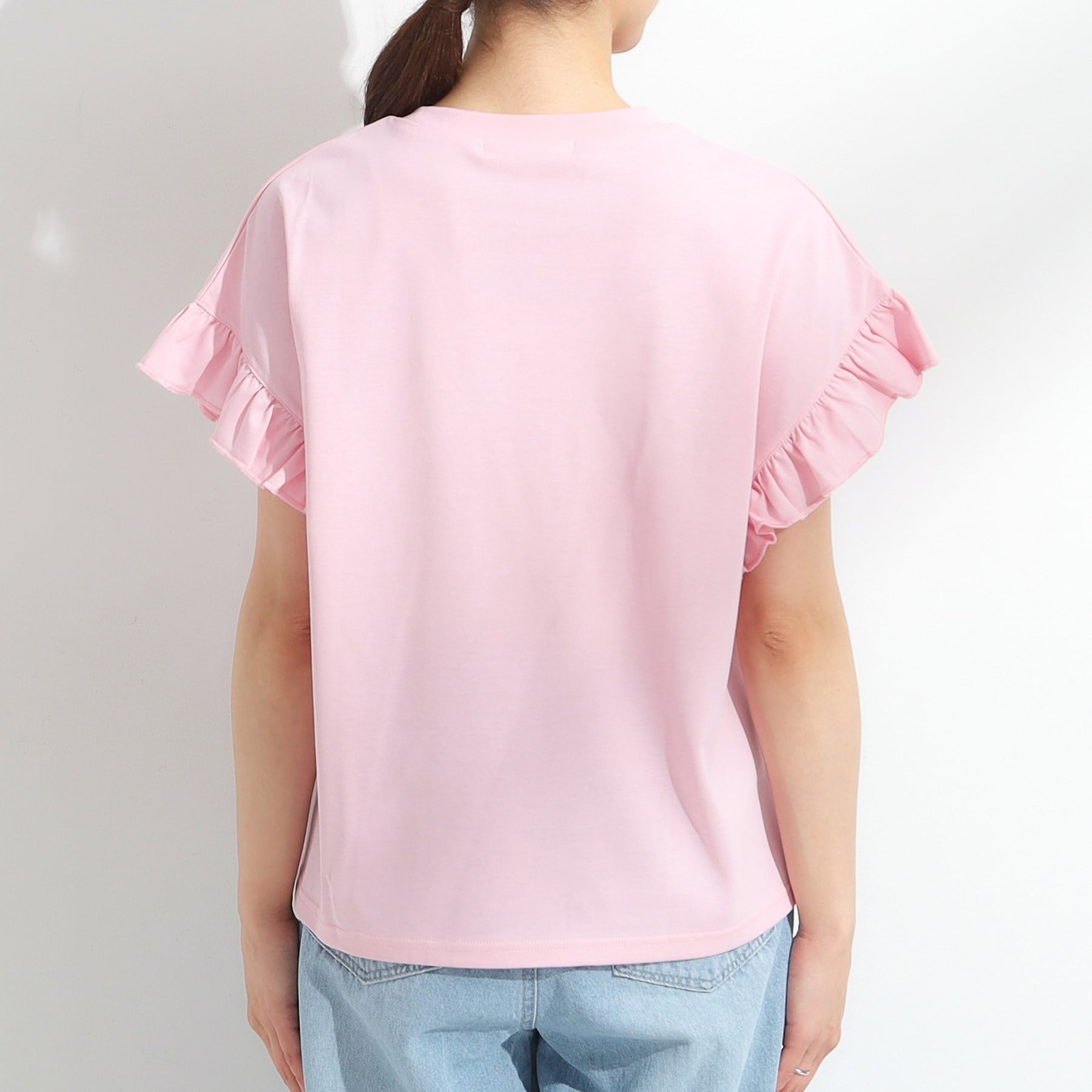 キューティーブロンド Cutie Blonde 【SHOO ICE/汗染み軽減/UVカット】フリルTシャツ （チャコールグレー(014)） チャコールグレー(014)