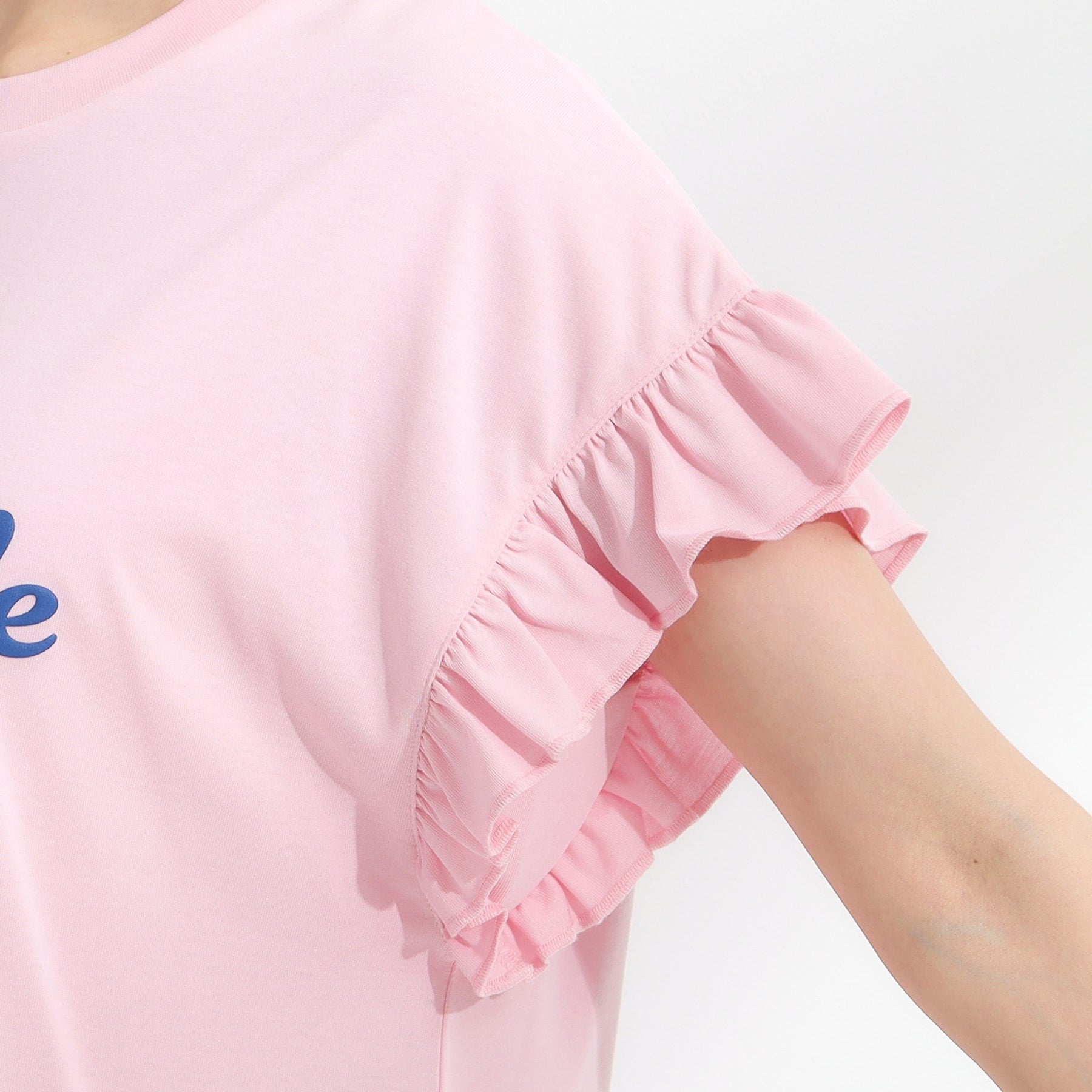 キューティーブロンド Cutie Blonde 【SHOO ICE/汗染み軽減/UVカット】フリルTシャツ （チャコールグレー(014)） チャコールグレー(014)