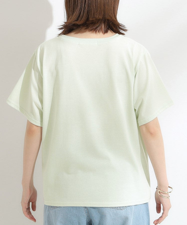 キューティーブロンド Cutie Blonde コード刺繍デザインTシャツ （チャコールグレー(213)） チャコールグレー(213)