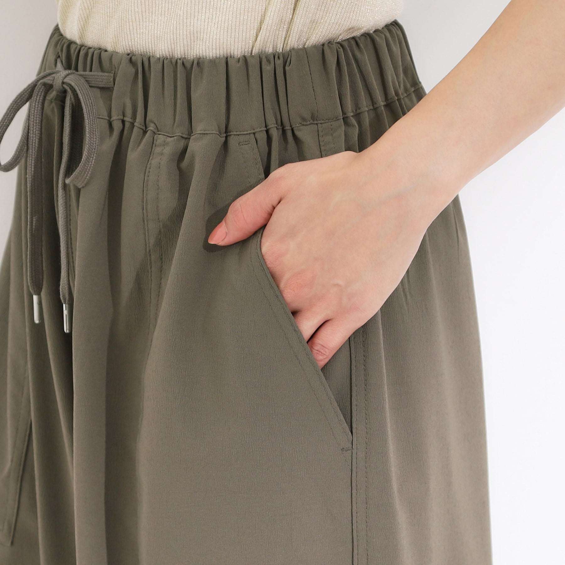 キューティーブロンド Cutie Blonde さらさらカーゴジョガーパンツ （カーキ(029)） カーキ(029)