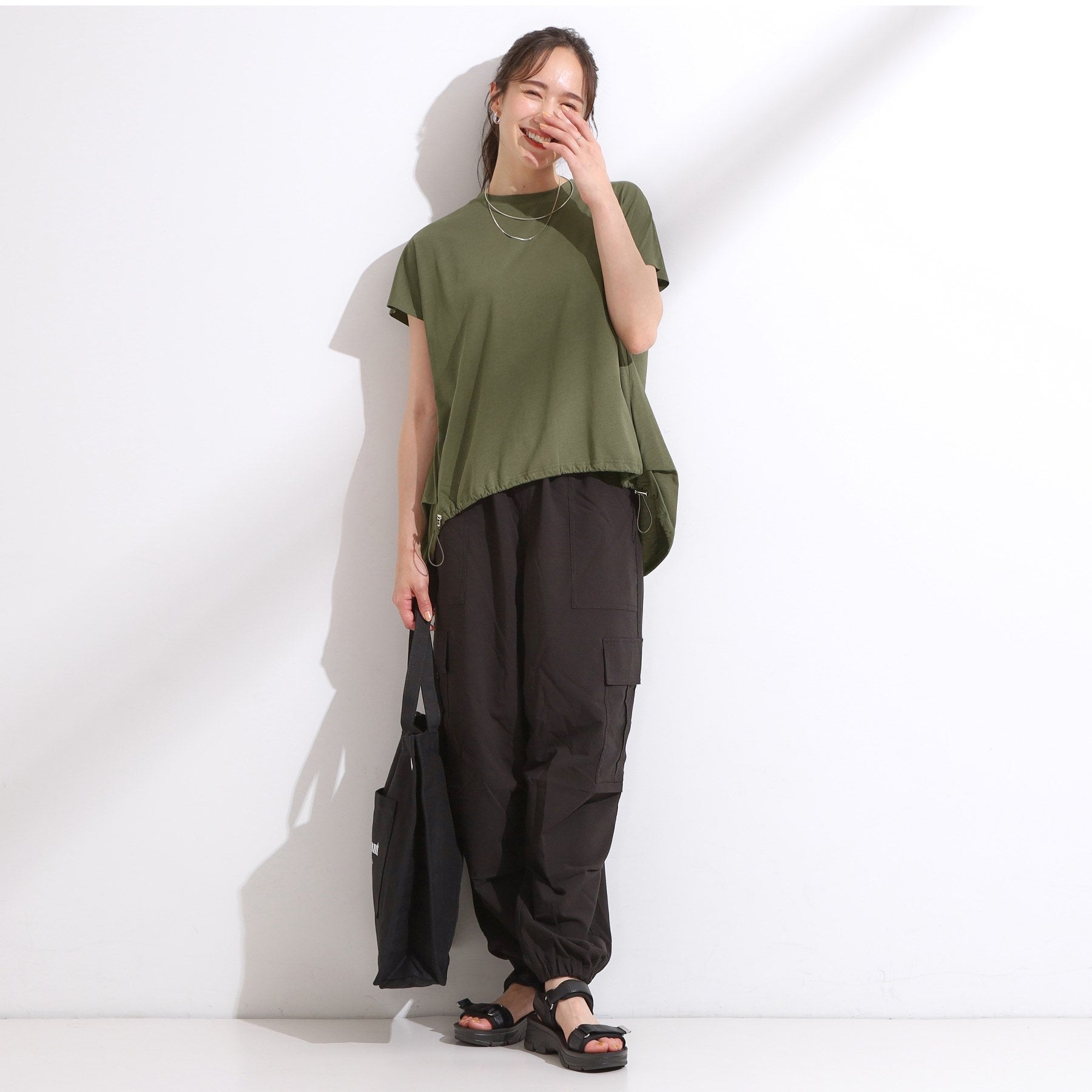 キューティーブロンド Cutie Blonde 【ひんやり】ドロストフレンチプルオーバー （オレンジ(067)） オレンジ(067)