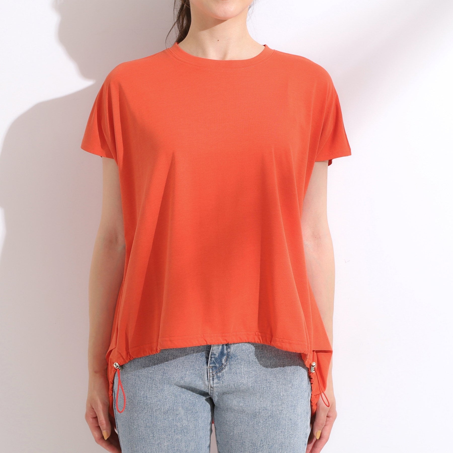 キューティーブロンド Cutie Blonde 【ひんやり】ドロストフレンチプルオーバー （オレンジ(067)） オレンジ(067)