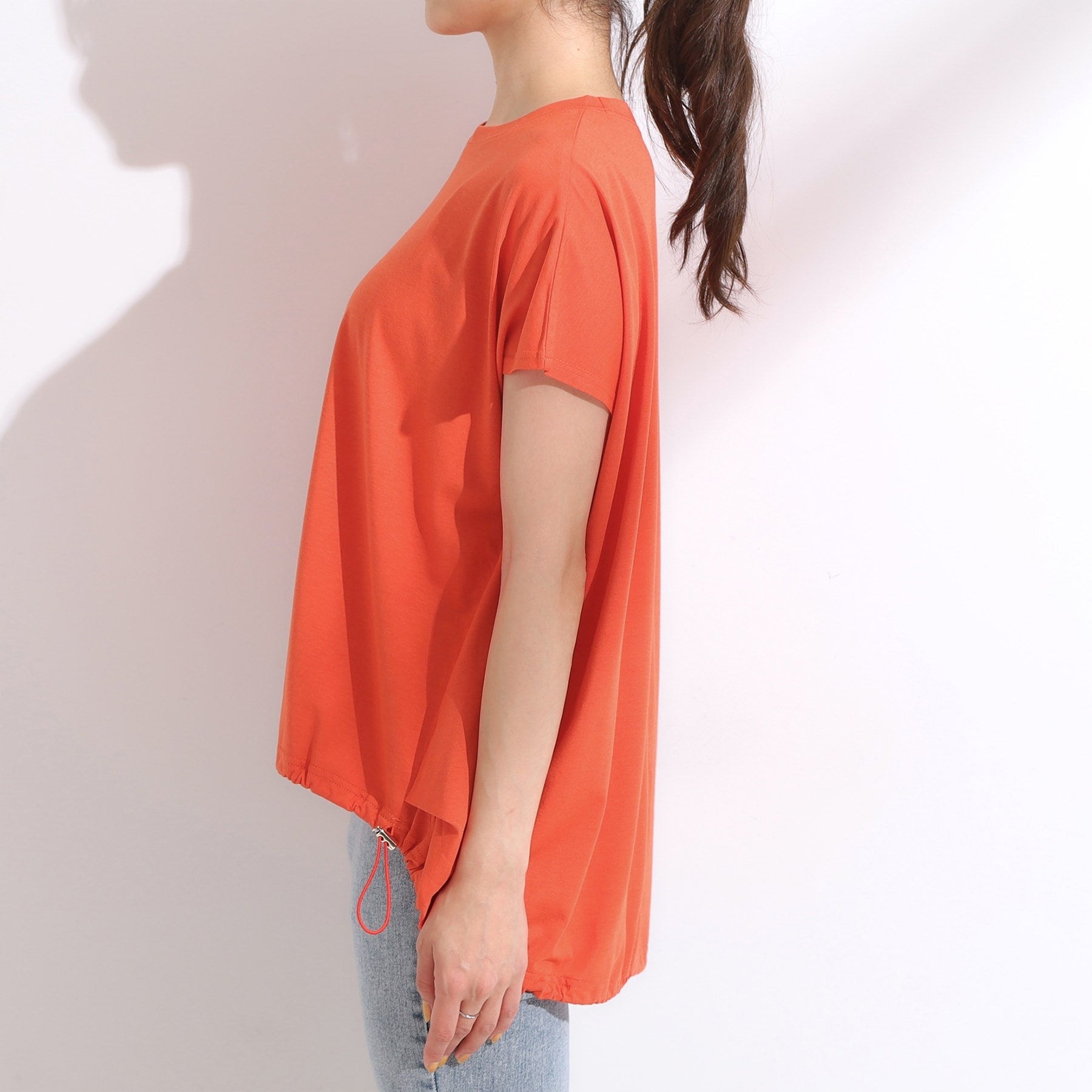 キューティーブロンド Cutie Blonde 【ひんやり】ドロストフレンチプルオーバー （オレンジ(067)） オレンジ(067)