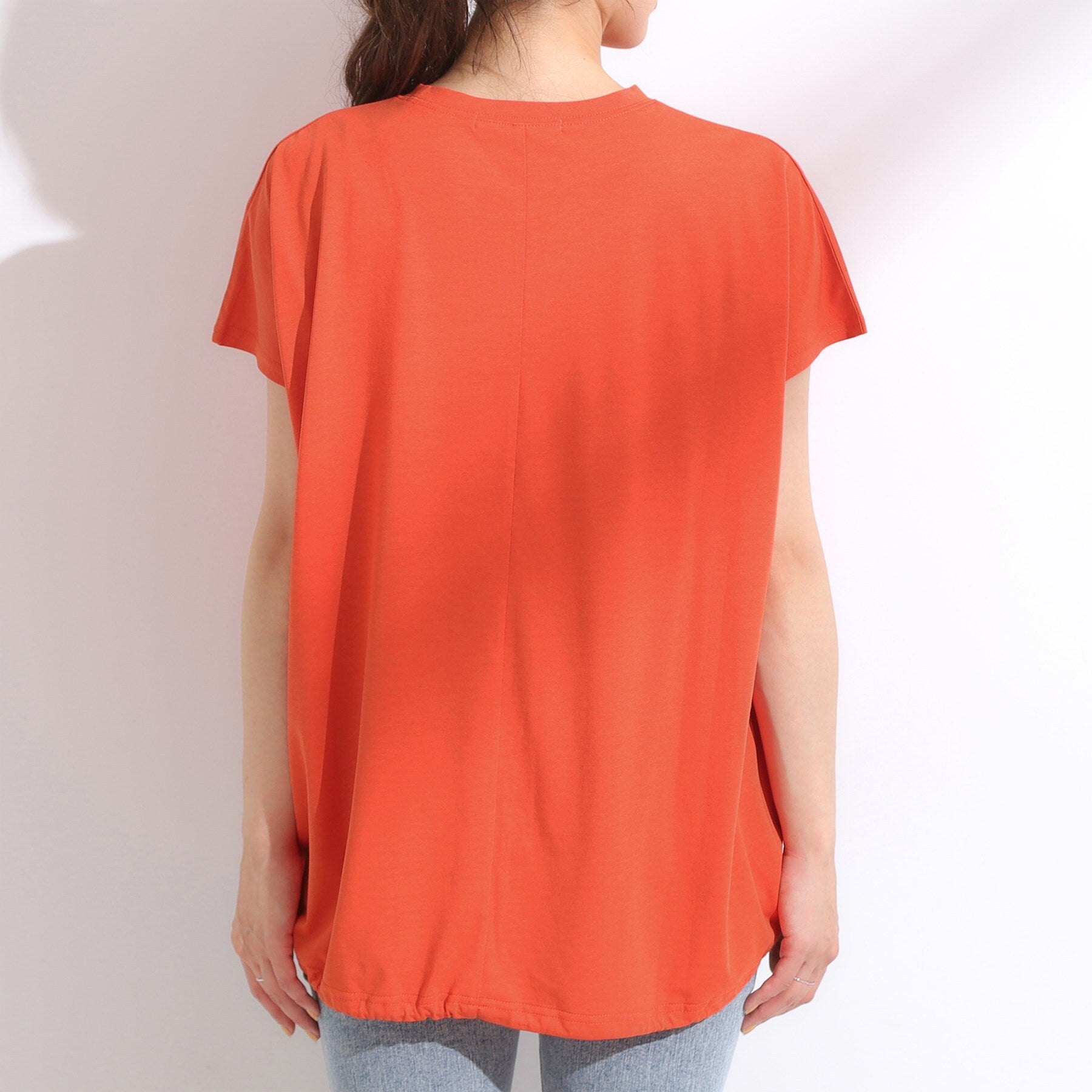 キューティーブロンド Cutie Blonde 【ひんやり】ドロストフレンチプルオーバー （オレンジ(067)） オレンジ(067)