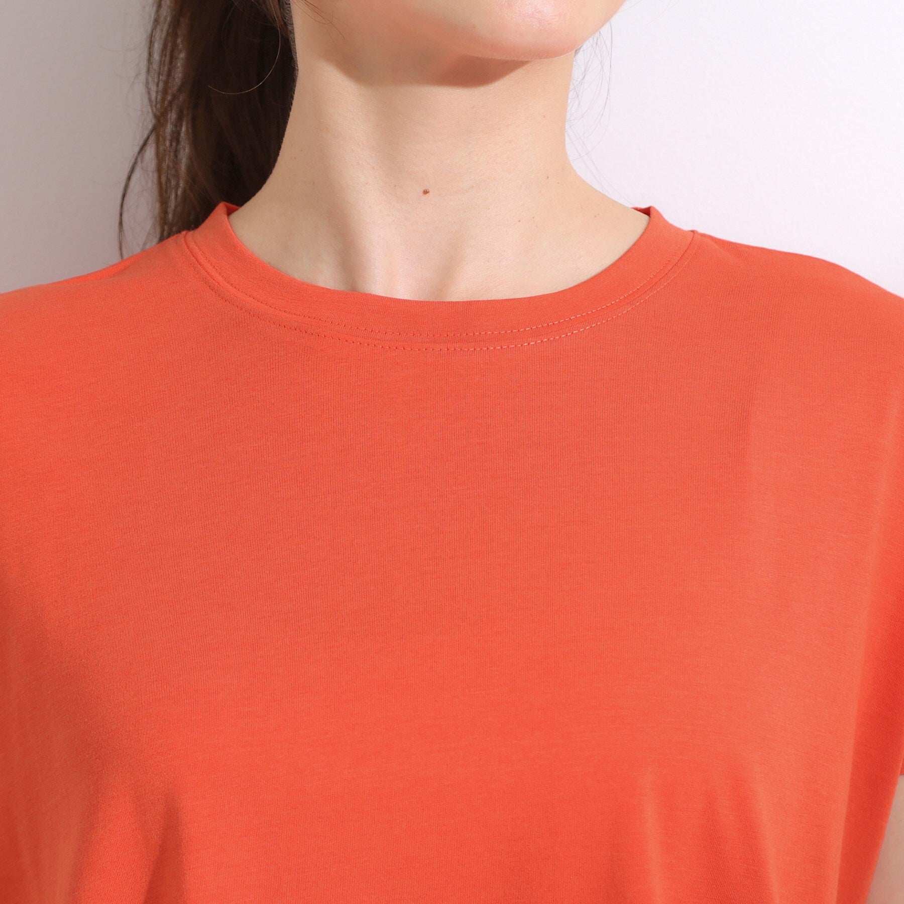 キューティーブロンド Cutie Blonde 【ひんやり】ドロストフレンチプルオーバー （オレンジ(067)） オレンジ(067)