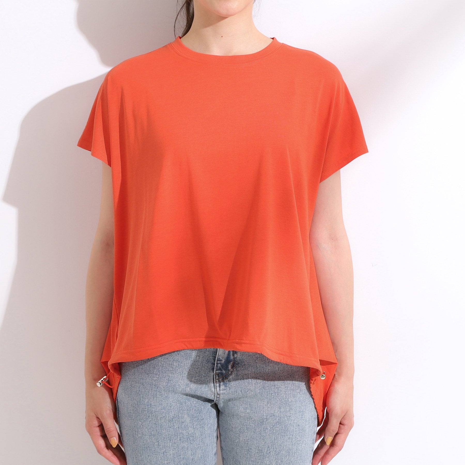 キューティーブロンド Cutie Blonde 【ひんやり】ドロストフレンチプルオーバー （オレンジ(067)） オレンジ(067)