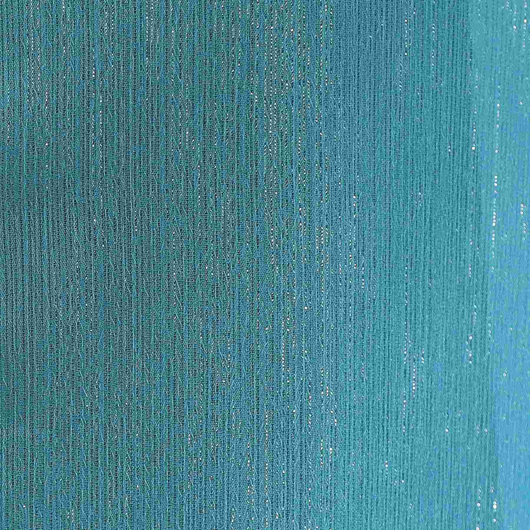 キューティーブロンド Cutie Blonde シアーラメ楊柳ポンチョシャツ （ブルー(092)） ブルー(092)