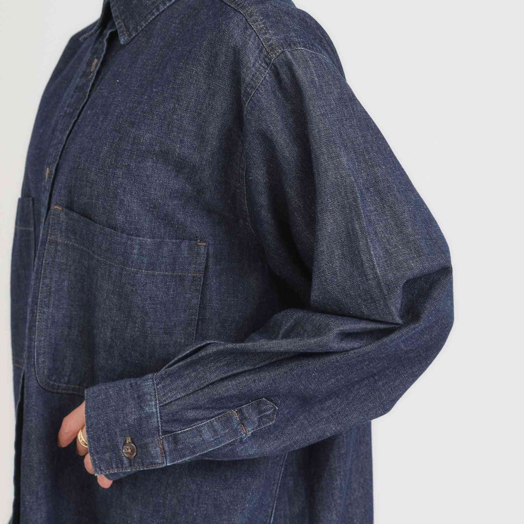 キューティーブロンド Cutie Blonde デニムBIGポケットシャツ （ネイビー(094)） ネイビー(094)