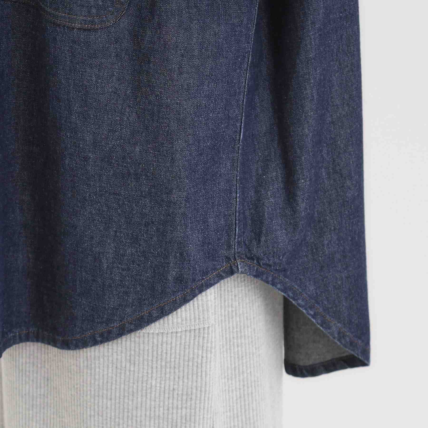 キューティーブロンド Cutie Blonde デニムBIGポケットシャツ （ネイビー(094)） ネイビー(094)